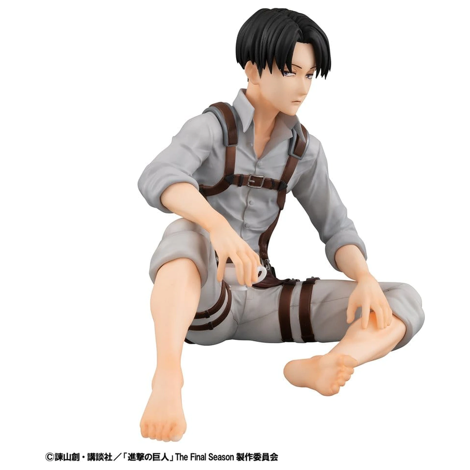 Attack on Titan G.E.M. Series PVC Figurice, paket od 2 komada Eren Yeager & Squad Captain Levi Palm Size fotografija proizvoda