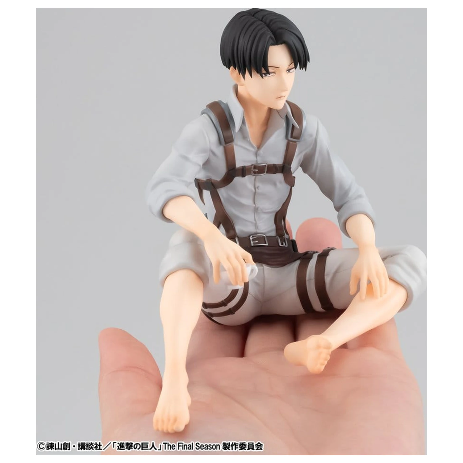 Attack on Titan G.E.M. Series PVC Figurice, paket od 2 komada Eren Yeager & Squad Captain Levi Palm Size fotografija proizvoda
