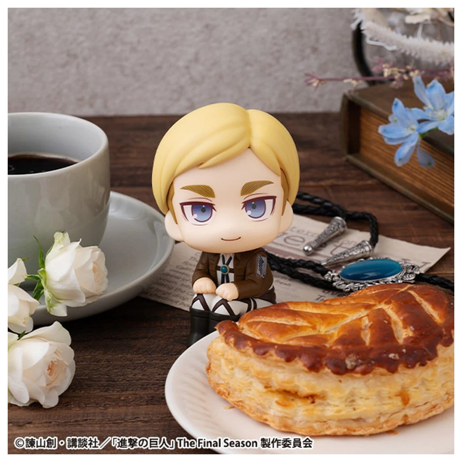 Attack on Titan Look Up PVC statue Hange Zoe & Erwin Smith (s poklonom) 11 cm fotografija proizvoda