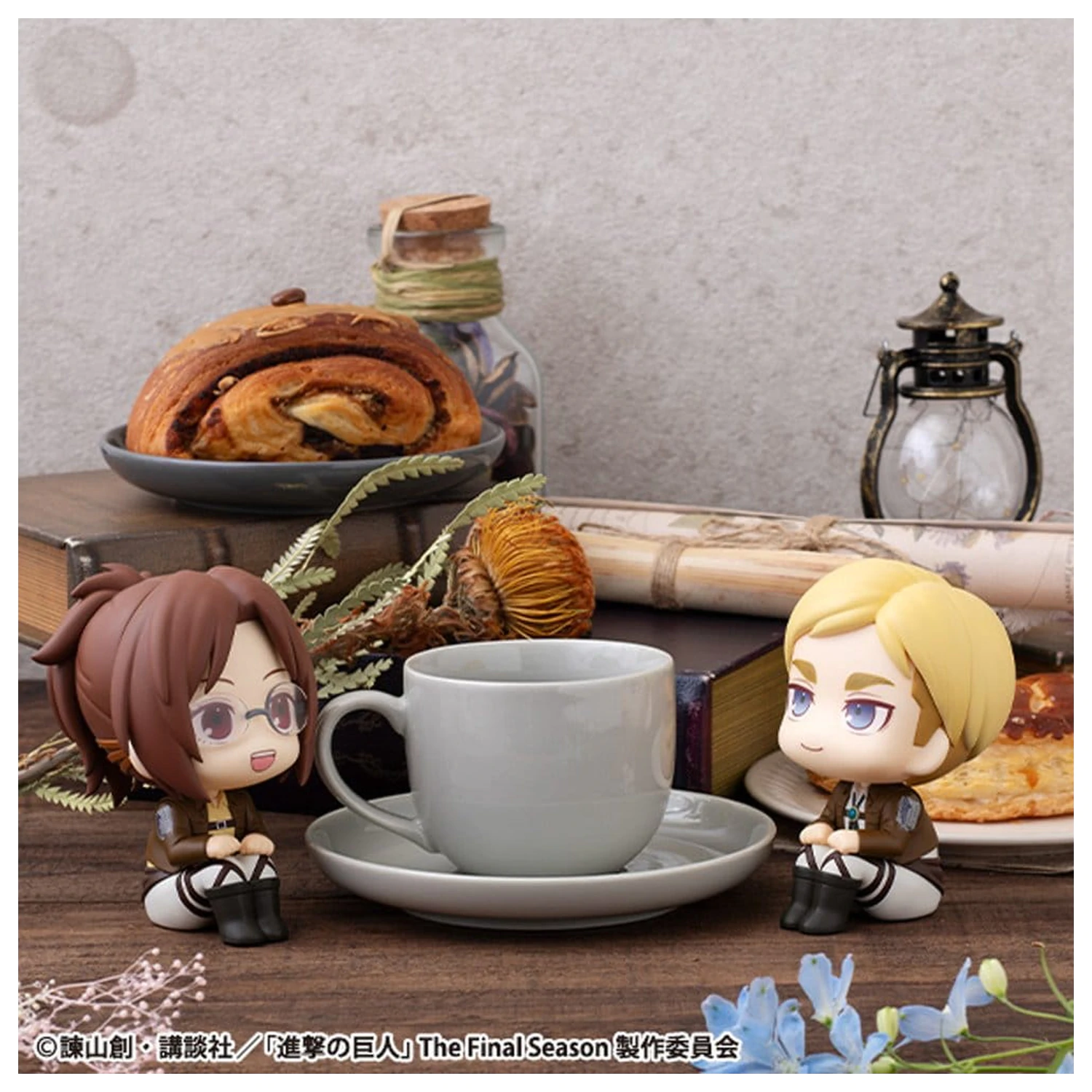 Attack on Titan Look Up PVC statue Hange Zoe & Erwin Smith (s poklonom) 11 cm fotografija proizvoda