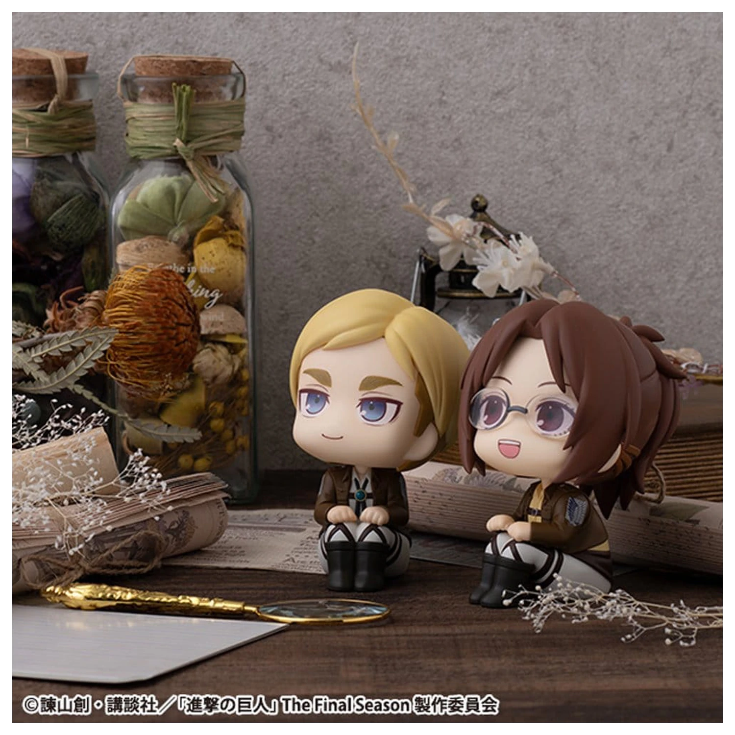 Attack on Titan Look Up PVC statue Hange Zoe & Erwin Smith (s poklonom) 11 cm fotografija proizvoda