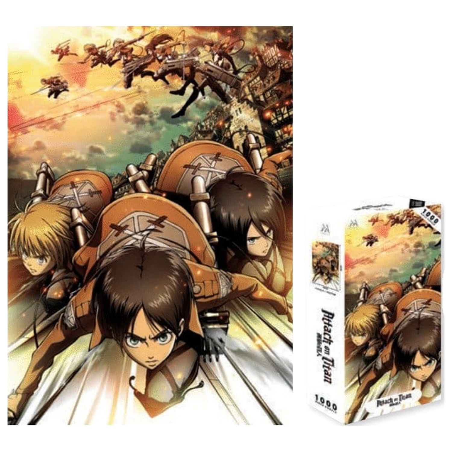 Attack on Titan slagalica (1000 dijelova) fotografija proizvoda