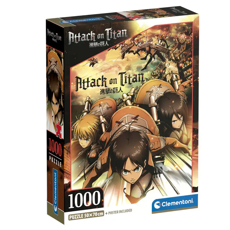 Attack on Titan puzzle 1000 komada fotografija proizvoda