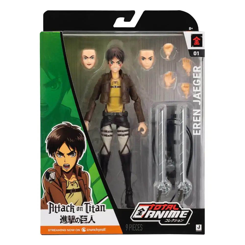 Attack on Titan Total Anime akcijska figura Eren Jaeger 17 cm fotografija proizvoda
