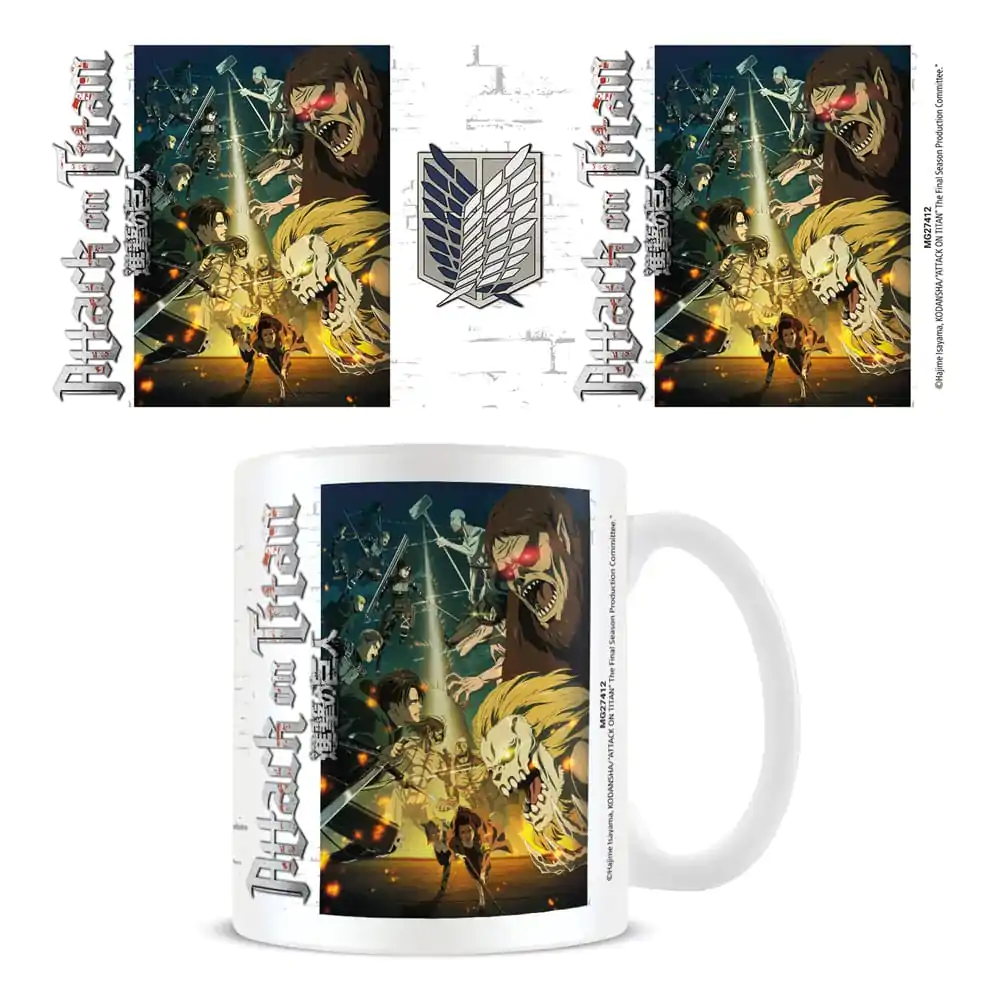 Attack on Titan Mug Special Ops Squad protiv Titana - Šalica fotografija proizvoda