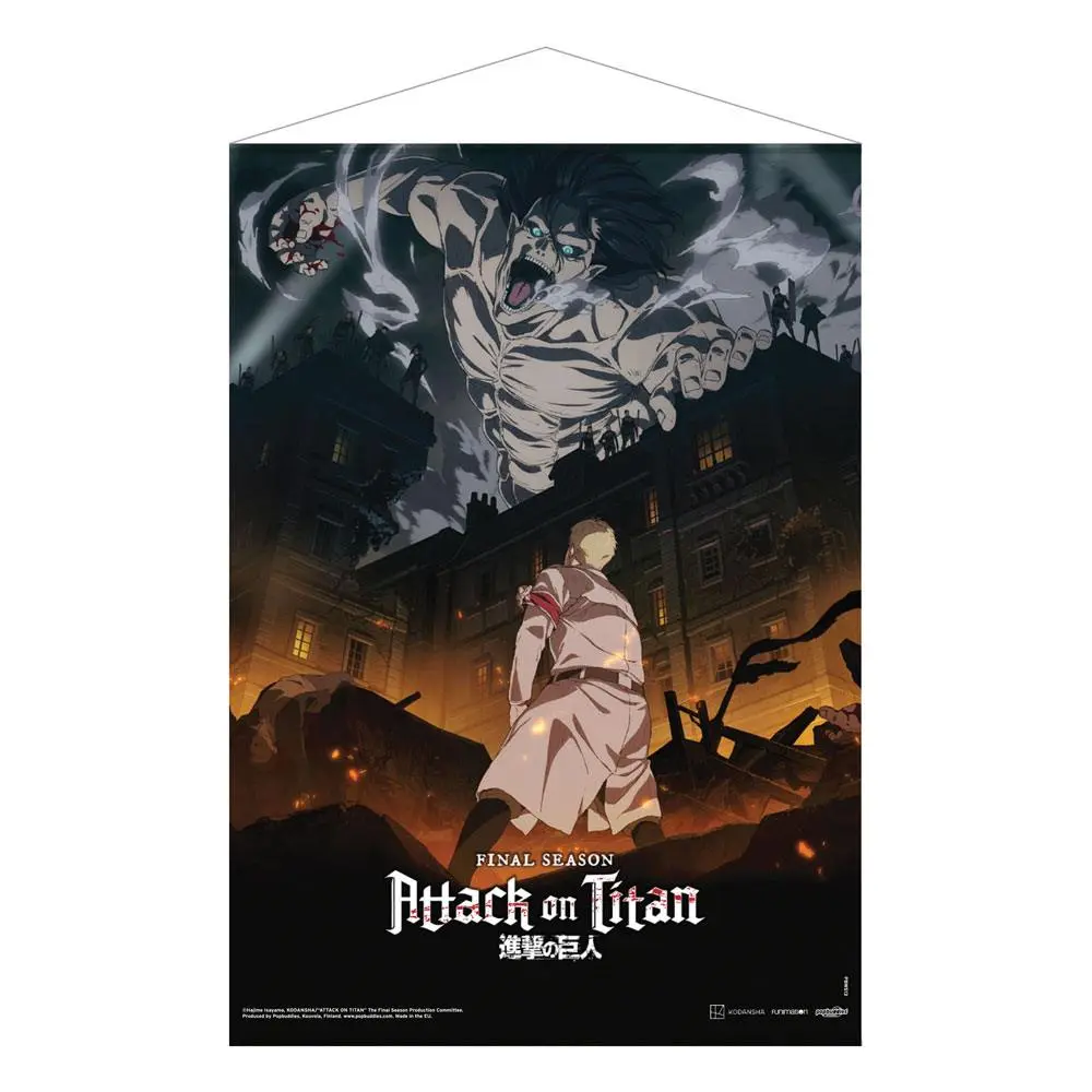 Attack on Titan: The Final Season platneni poster Part 1 Key Visual 1 50 x 70 cm fotografija proizvoda