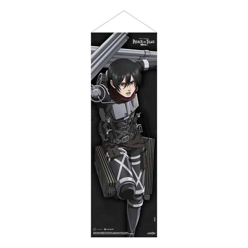 Attack on Titan: The Final Season Slim Zidni svitak Mikasa Ackermann 30 x 90 cm fotografija proizvoda