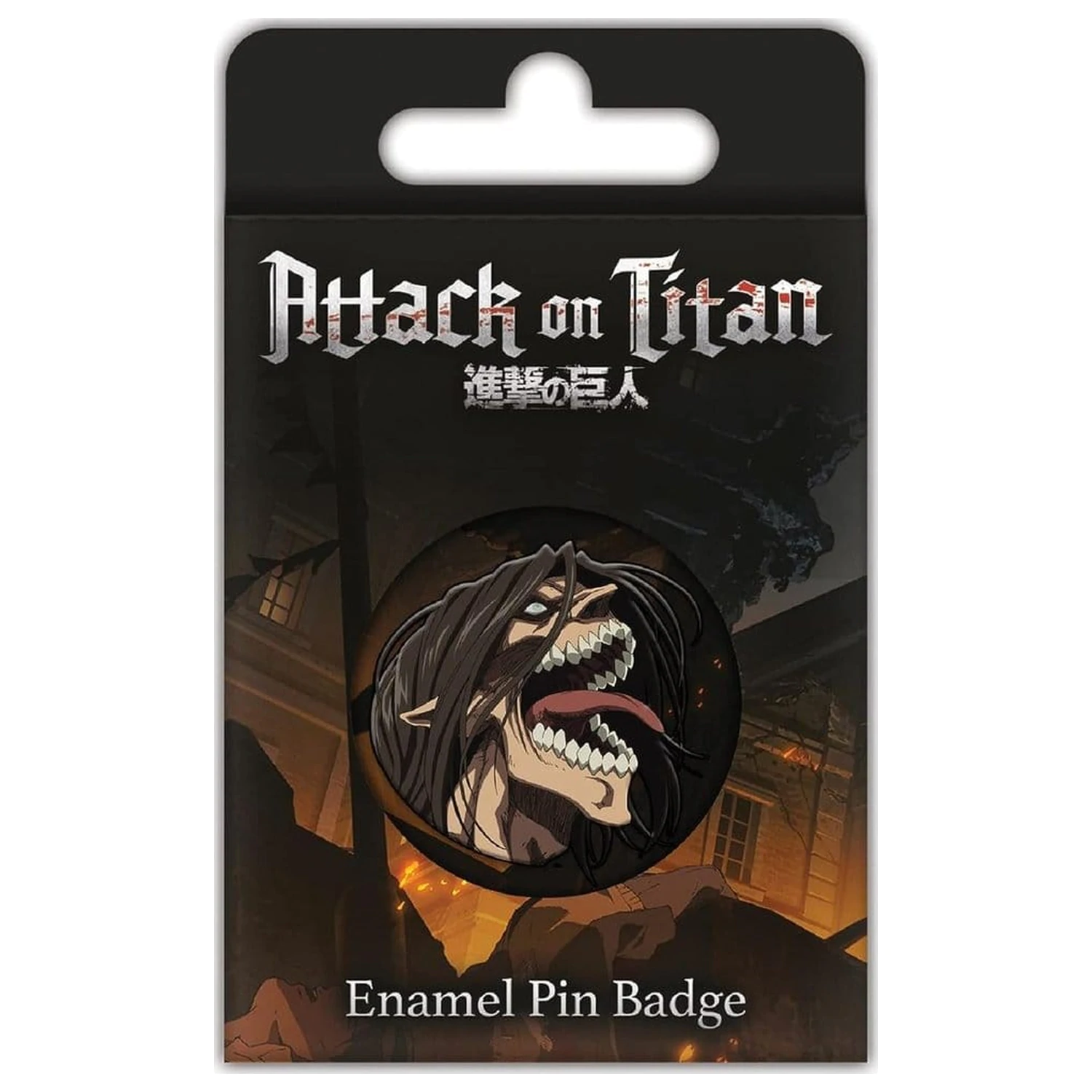 Attack on Titan Enamel značka S3 (Eren Titan Rage) fotografija proizvoda