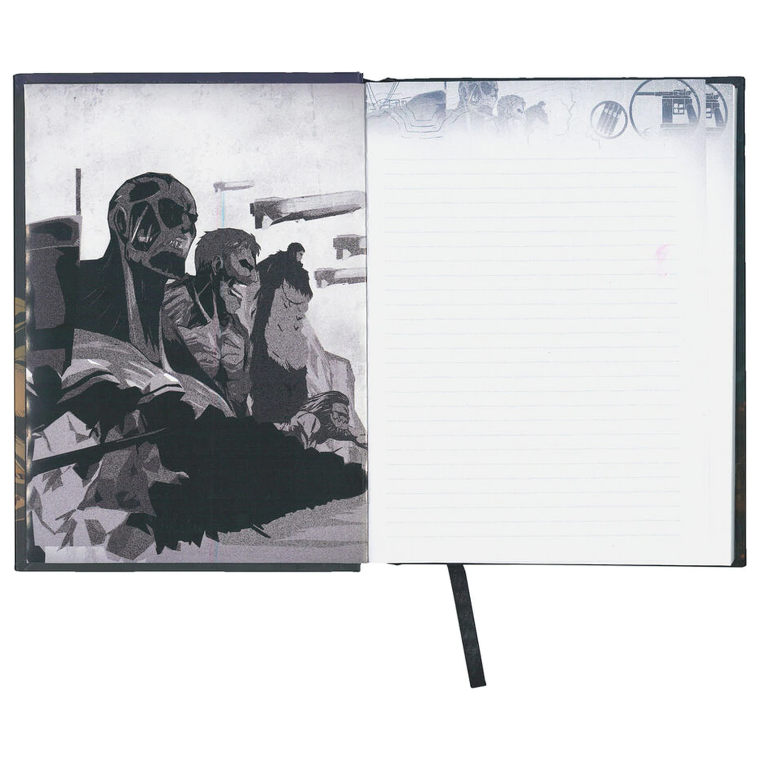 Attack on Titans Strugglen bilježnica sa svjetlom fotografija proizvoda
