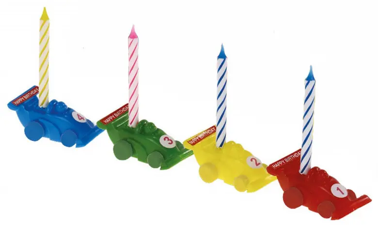 Cars Šarene Happy Birthday Svijeće Set od 4 fotografija proizvoda