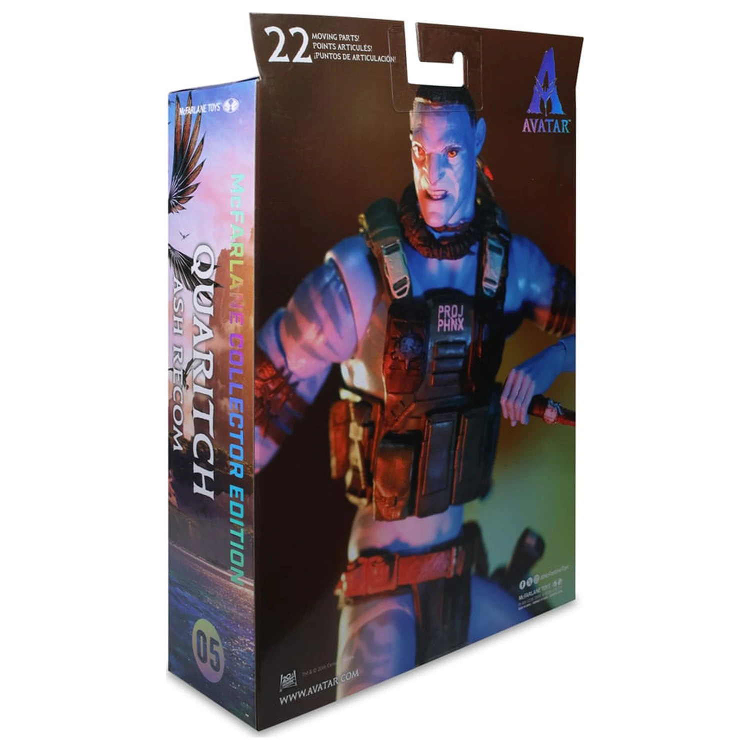 Avatar: Fire and Ash akcijska figura Quaritch (Ash Recom) (Gold Label) 18 cm fotografija proizvoda