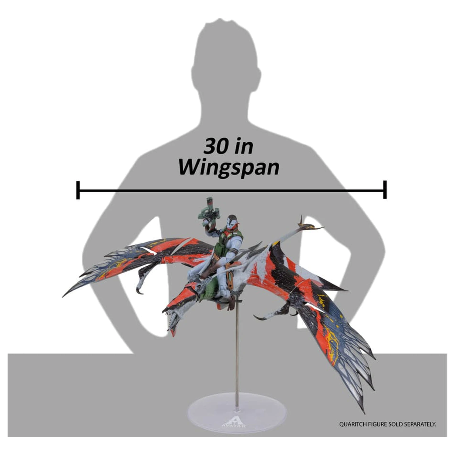 Avatar: Fire and Ash akcijska figura Quaritch's new Banshee fotografija proizvoda