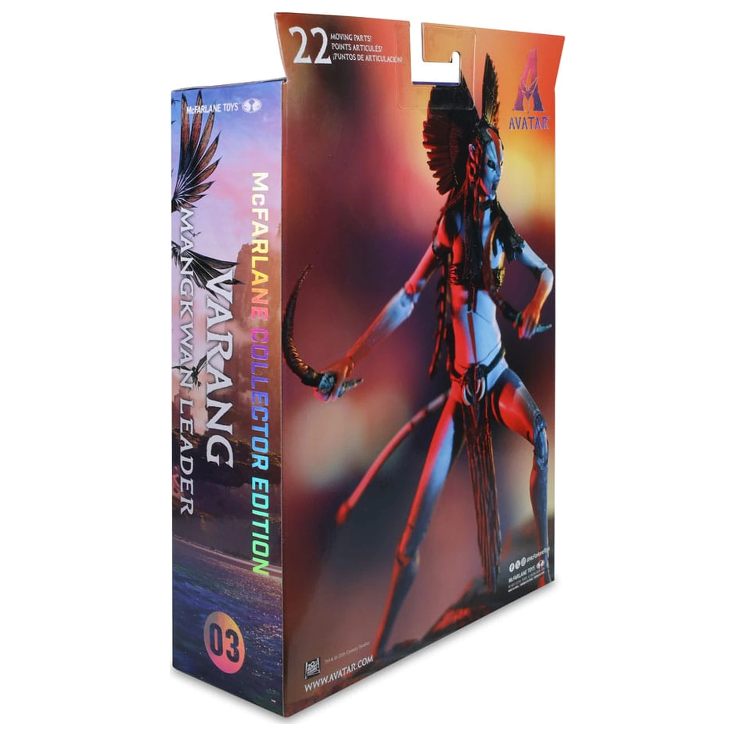 Avatar: Fire and Ash akcijska figura Varang (Mangkwan Leader) 18 cm fotografija proizvoda