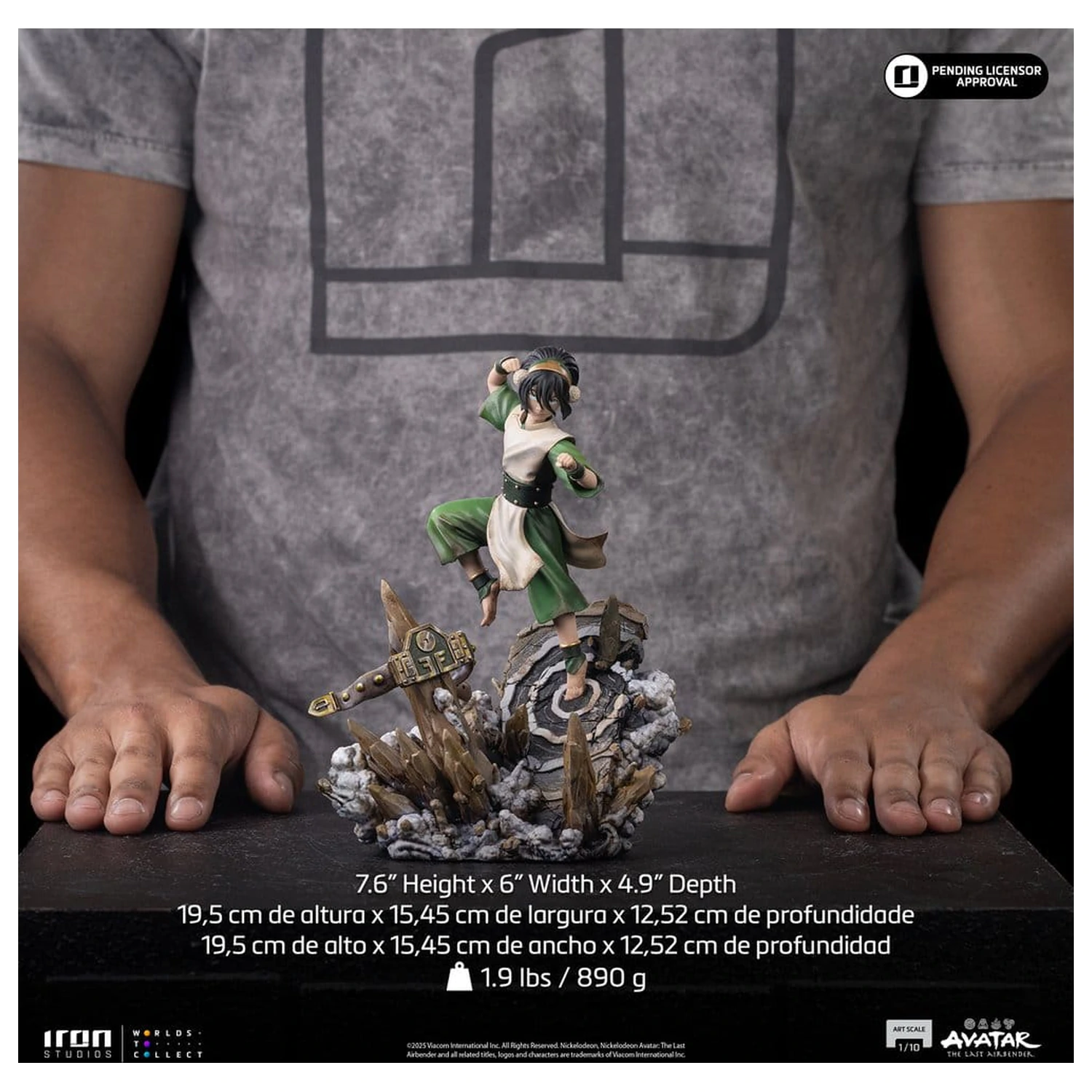 Avatar: The Last Airbender Art Scale kipić 1/10 Toph 20 cm fotografija proizvoda