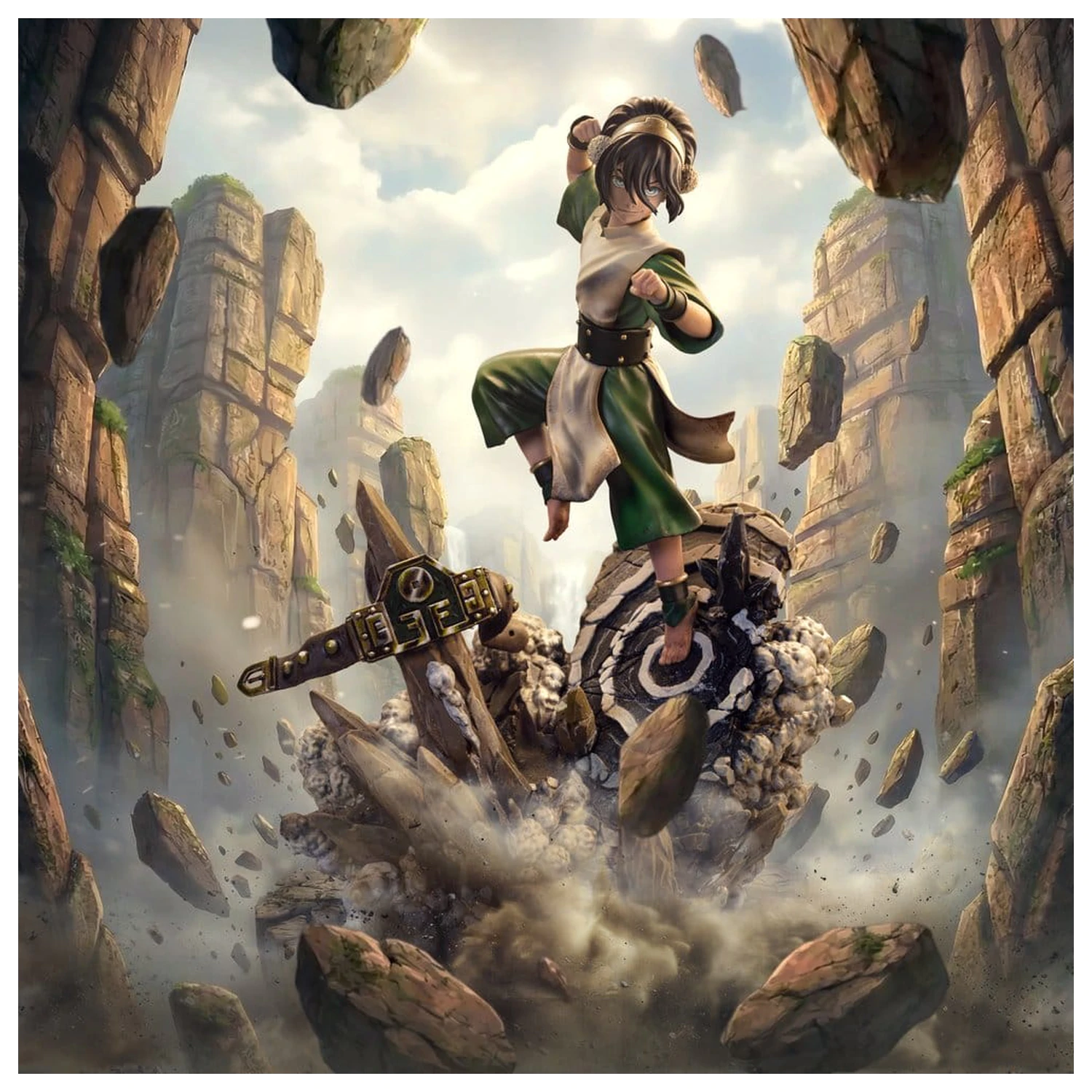 Avatar: The Last Airbender Art Scale kipić 1/10 Toph 20 cm fotografija proizvoda