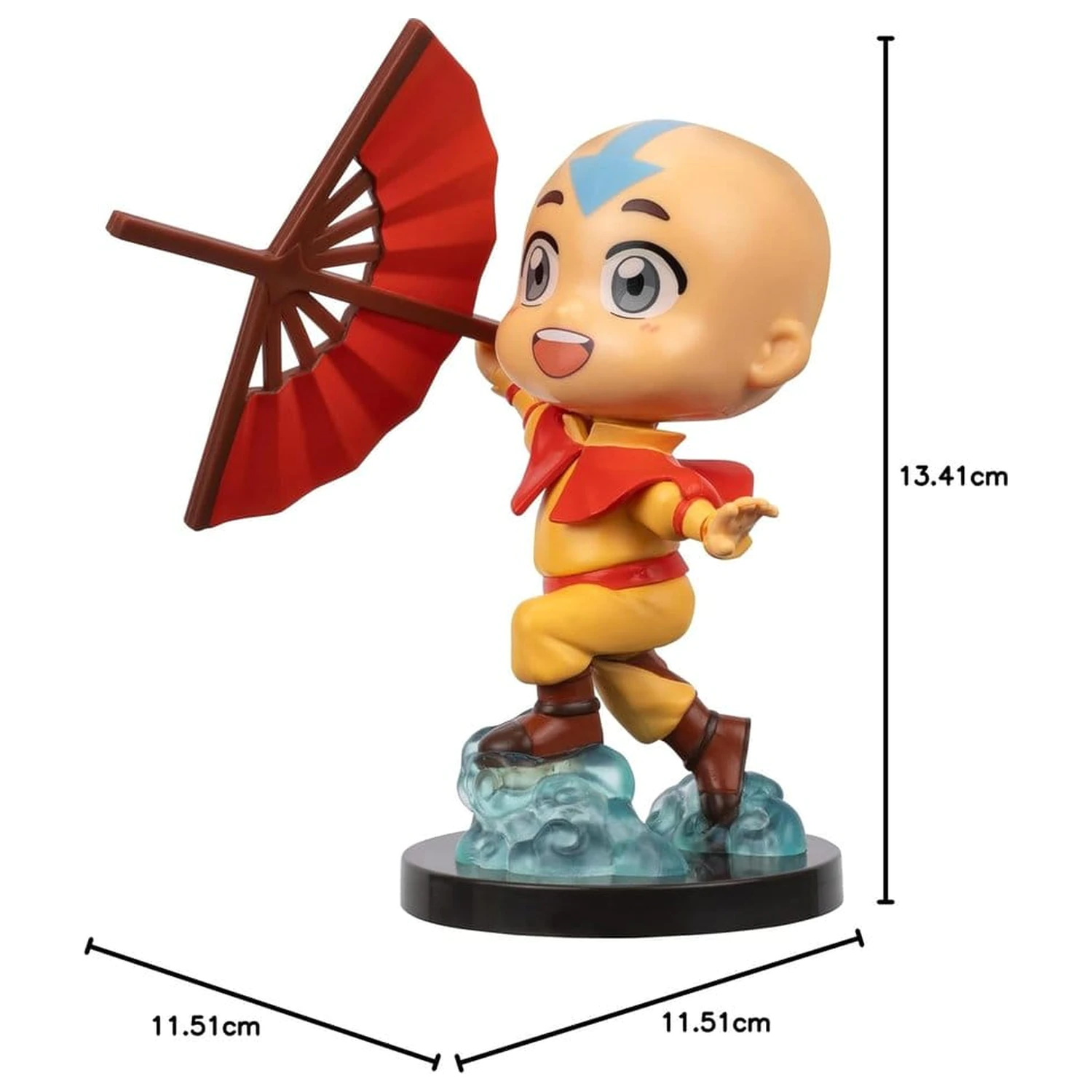 Avatar: The Last Airbender Kawaii Mini Figura Aang (Knjiga 2) 10 cm fotografija proizvoda