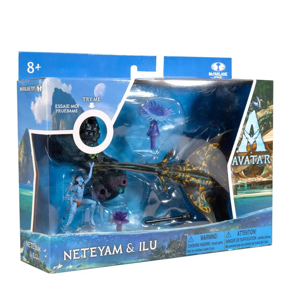 Avatar: The Way of Water Deluxe Medium akcijske figure Neteyam & Ilu fotografija proizvoda