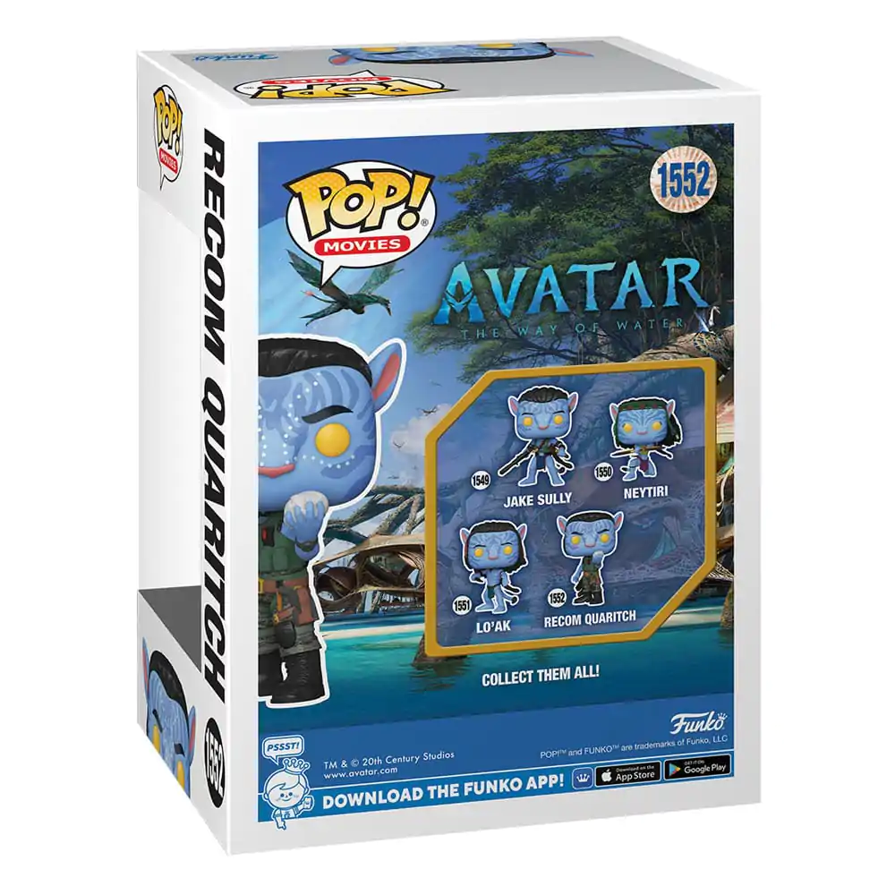 Avatar: The Way of Water POP! Movies Vinil Figura Recom Quaritch 9 cm fotografija proizvoda