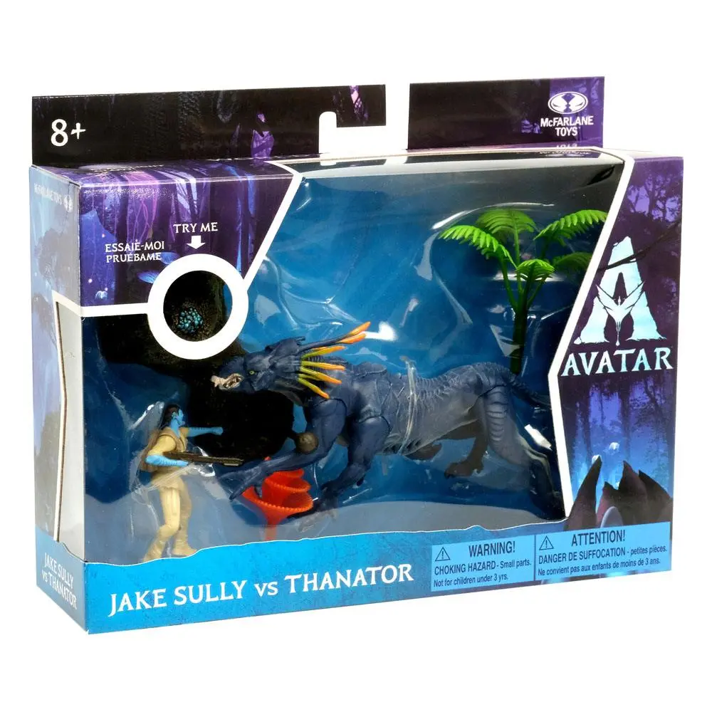 Avatar W.O.P Deluxe Medium akcijska figura i vozilo Jake protiv Thanatora fotografija proizvoda