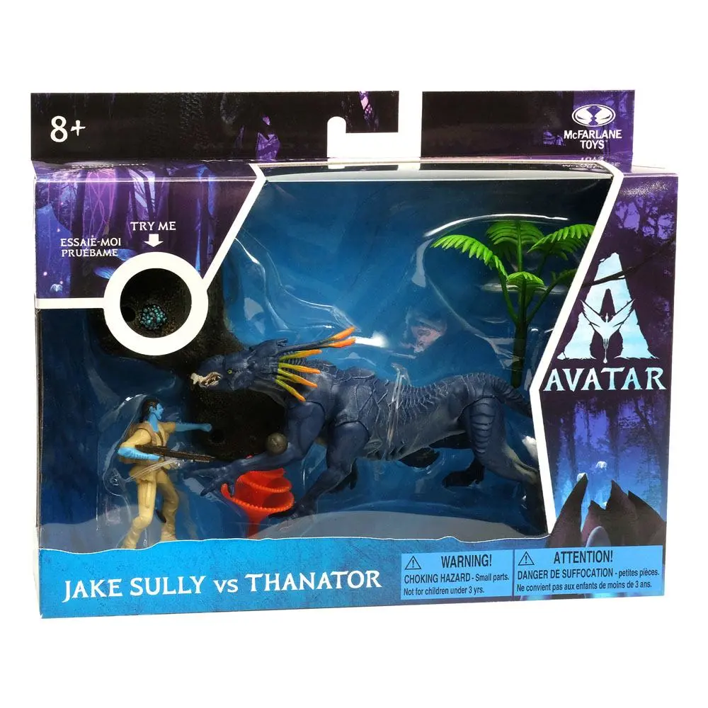 Avatar W.O.P Deluxe Medium akcijska figura i vozilo Jake protiv Thanatora fotografija proizvoda