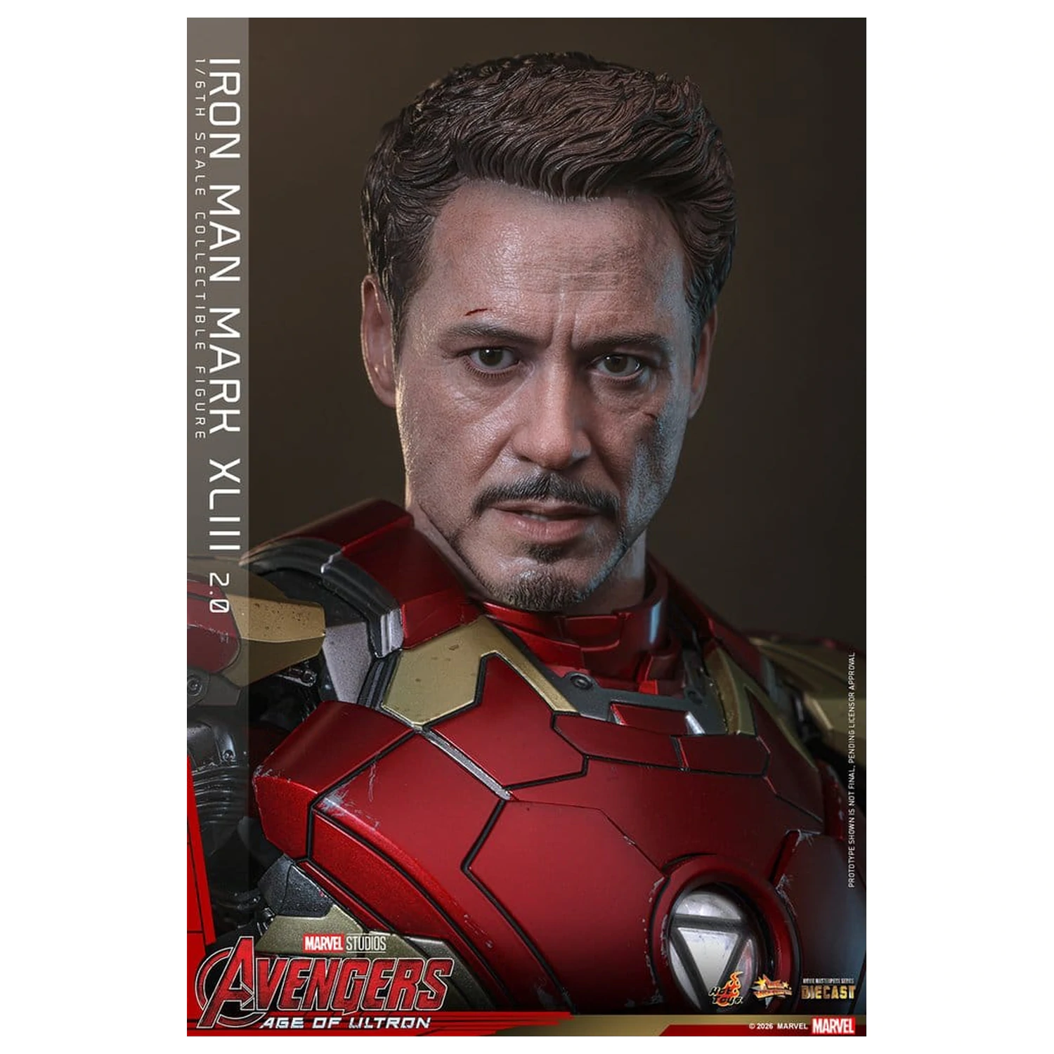 Avengers: Age of Ultron Movie Masterpiece Diecast figura za akciju 1/6 Iron Man Mark XLIII (2.0) 32 cm fotografija proizvoda
