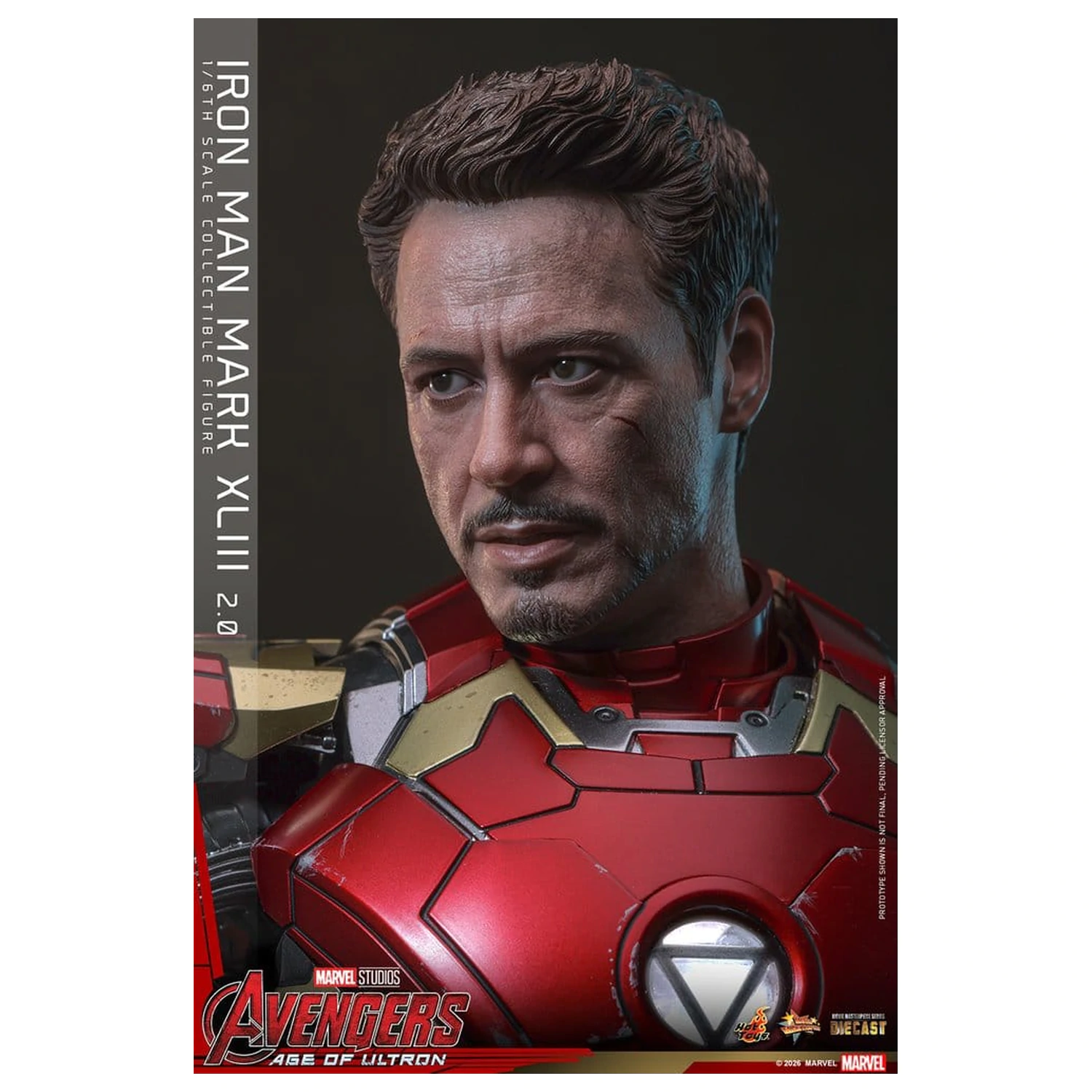 Avengers: Age of Ultron Movie Masterpiece Diecast figura za akciju 1/6 Iron Man Mark XLIII (2.0) 32 cm fotografija proizvoda