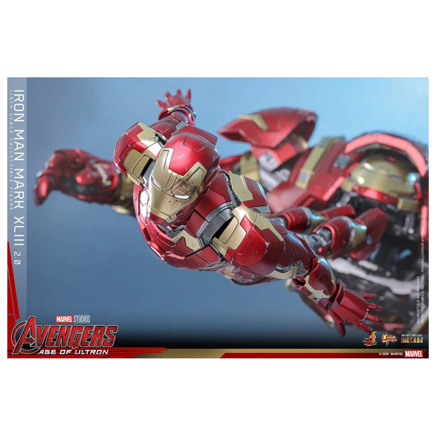 Avengers: Age of Ultron Movie Masterpiece Diecast figura za akciju 1/6 Iron Man Mark XLIII (2.0) 32 cm fotografija proizvoda