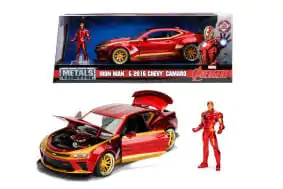 Avengers Diecast Model 1/24 2016 Chevy Camaro SS Iron Man - model lijevanog metala u mjerilu 1/24 fotografija proizvoda