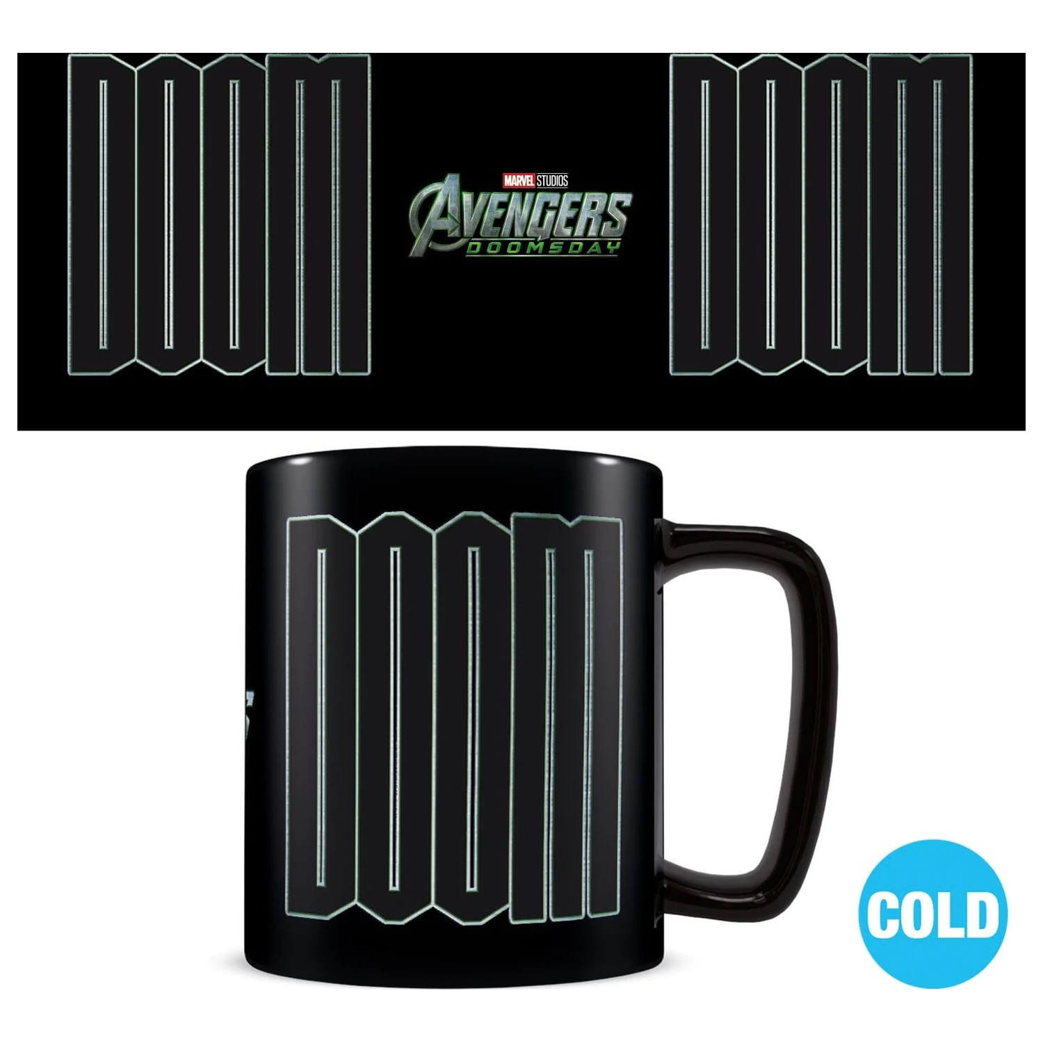 Avengers Doomsday Doctor Doom Heat Change šalica fotografija proizvoda