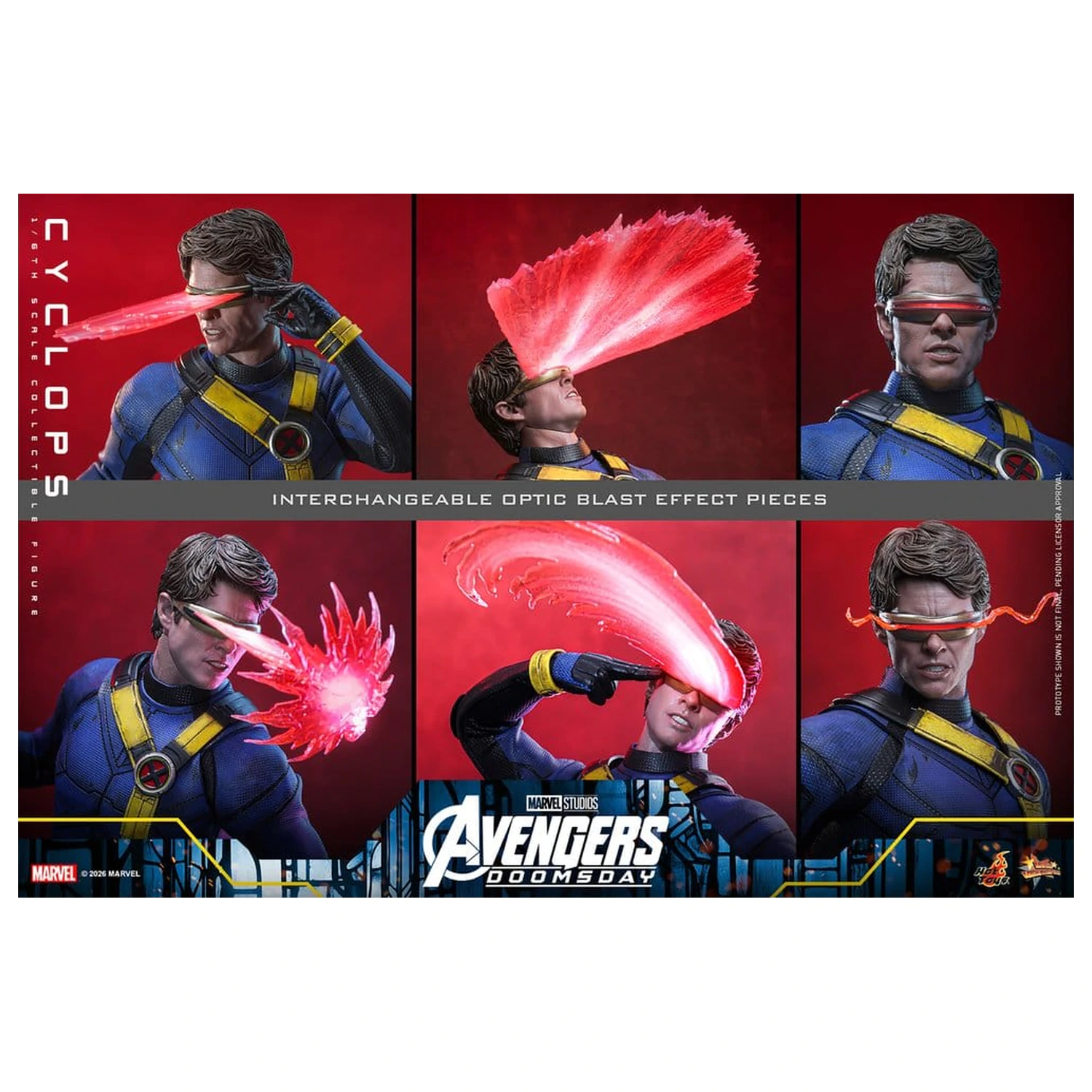 Avengers: Doomsday Movie Masterpiece akcijska figura 1/6 Cyclops 30 cm fotografija proizvoda