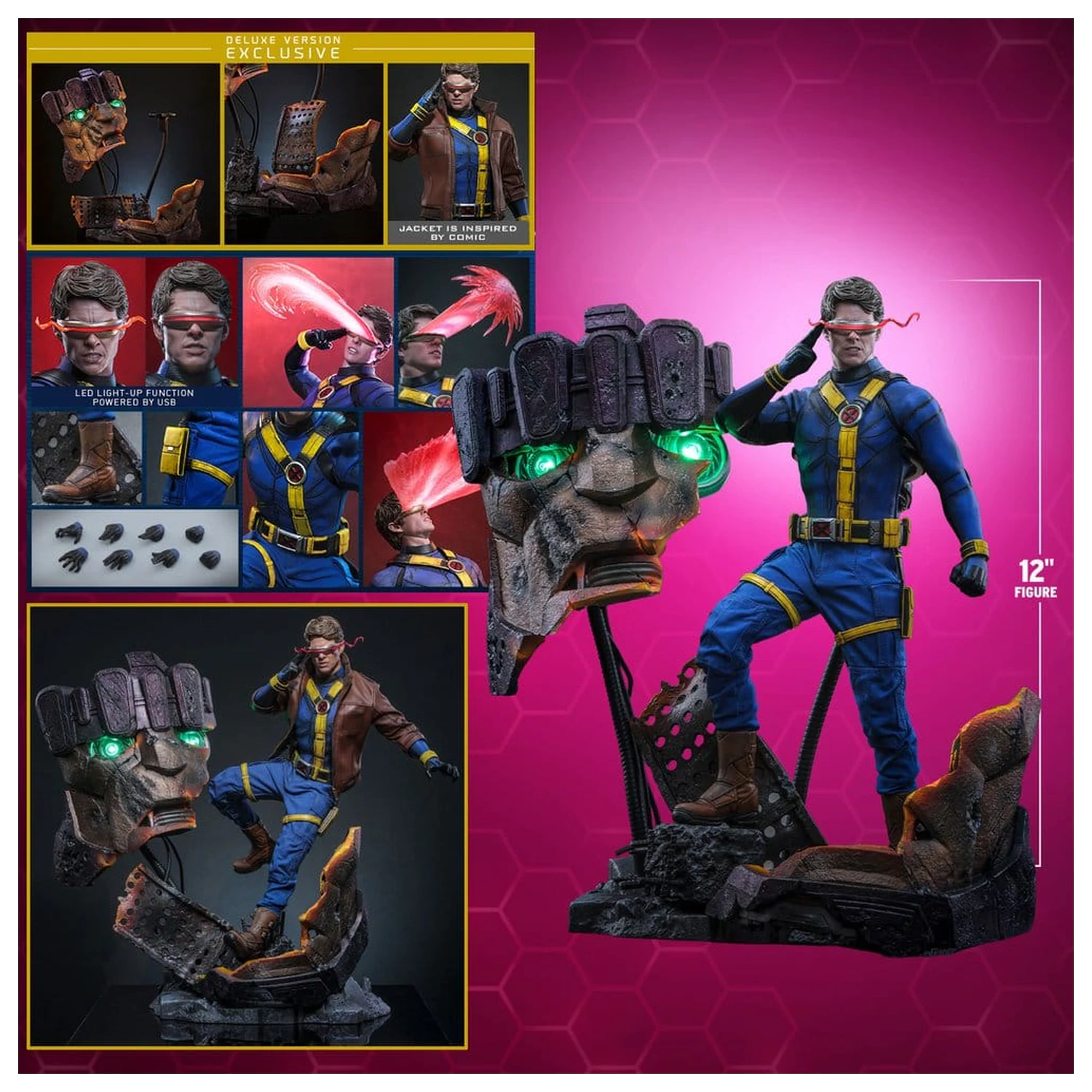 Avengers: Doomsday Movie Masterpiece akcijska figura 1/6 Cyclops (Deluxe Version) 30 cm fotografija proizvoda
