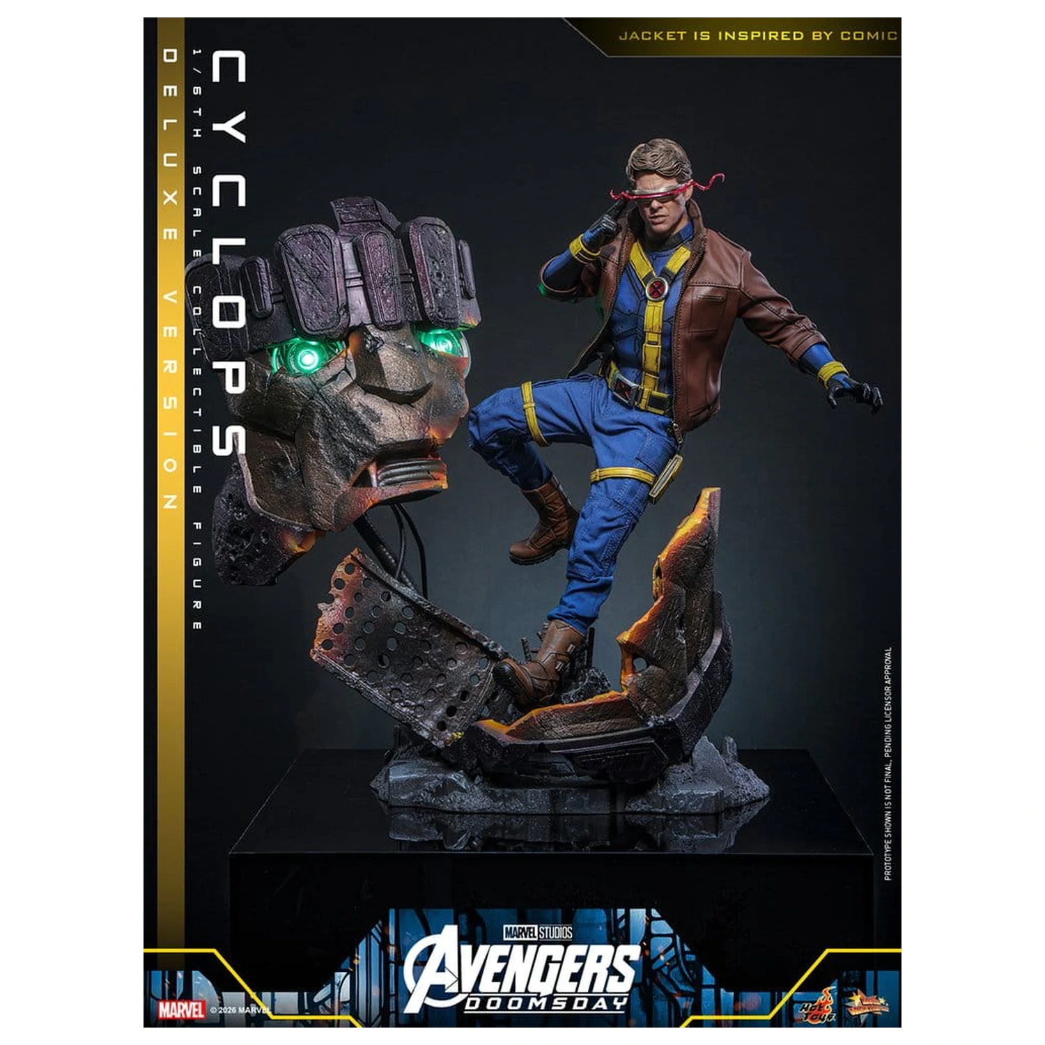 Avengers: Doomsday Movie Masterpiece akcijska figura 1/6 Cyclops (Deluxe Version) 30 cm fotografija proizvoda