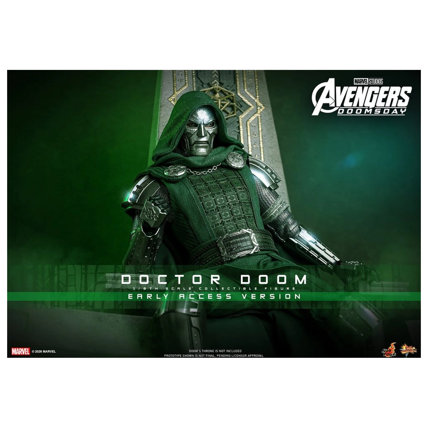 Avengers: Doomsday Movie Masterpiece akcijska figura 1/6 Doctor Doom 31 cm fotografija proizvoda
