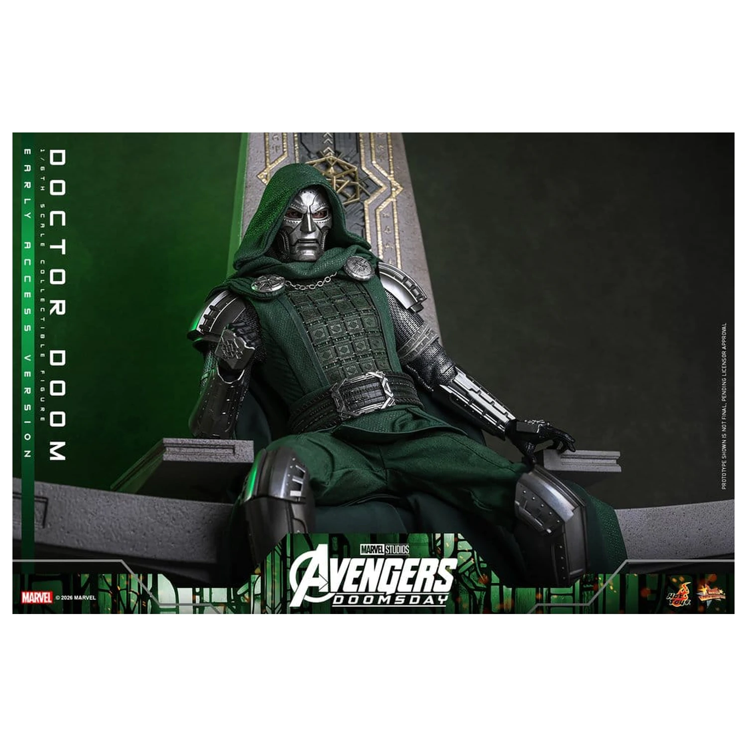 Avengers: Doomsday Movie Masterpiece akcijska figura 1/6 Doctor Doom 31 cm fotografija proizvoda
