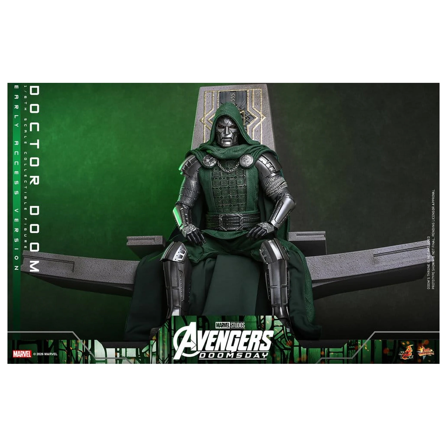 Avengers: Doomsday Movie Masterpiece akcijska figura 1/6 Doctor Doom 31 cm fotografija proizvoda