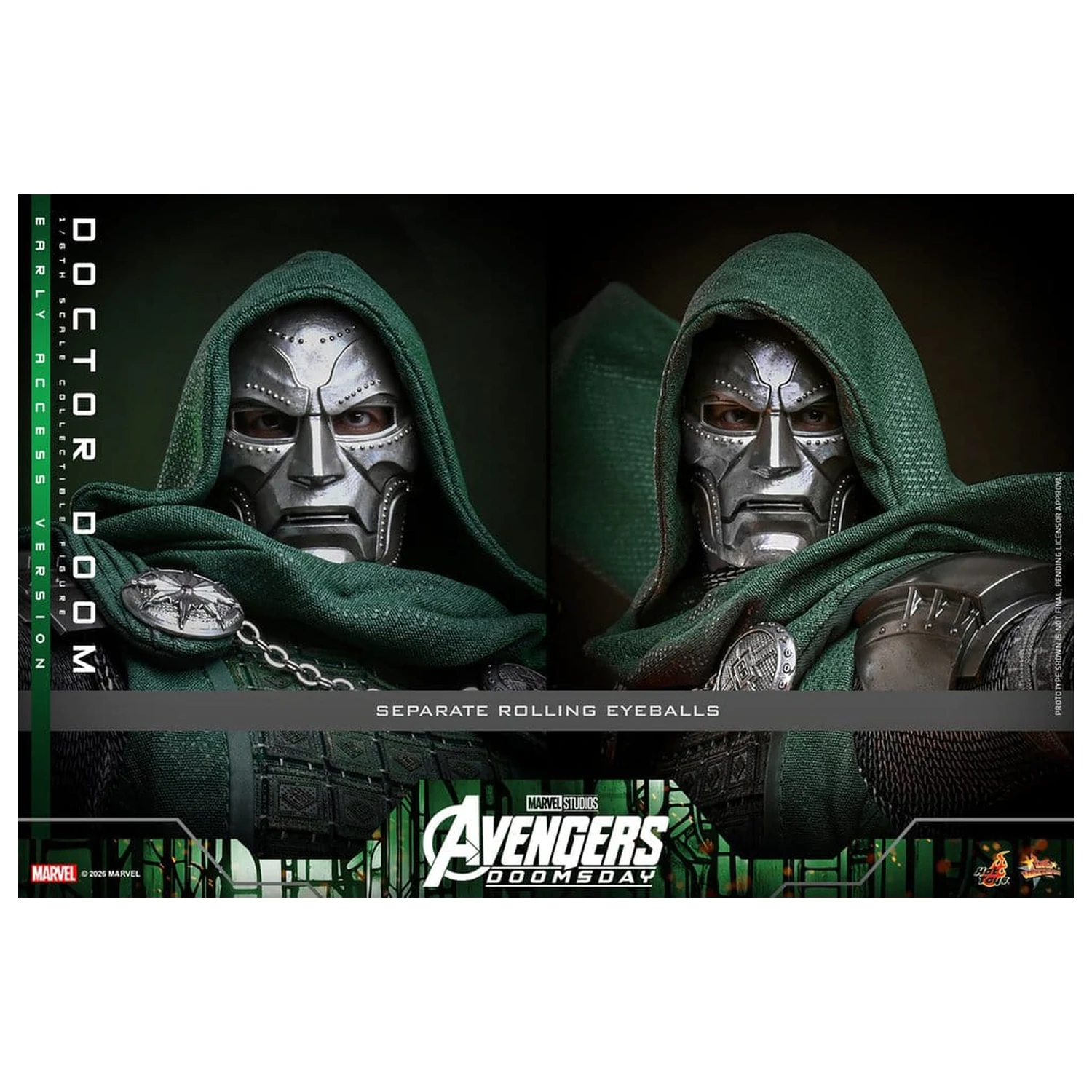 Avengers: Doomsday Movie Masterpiece akcijska figura 1/6 Doctor Doom 31 cm fotografija proizvoda