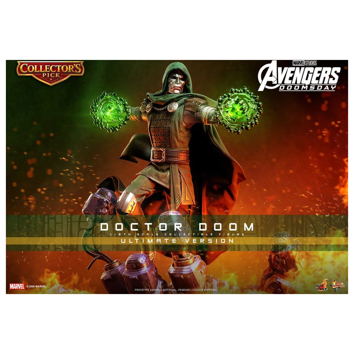 Avengers: Doomsday Movie Masterpiece akcijska figura 1/6 Doctor Doom (Ultimate Version) 31 cm fotografija proizvoda