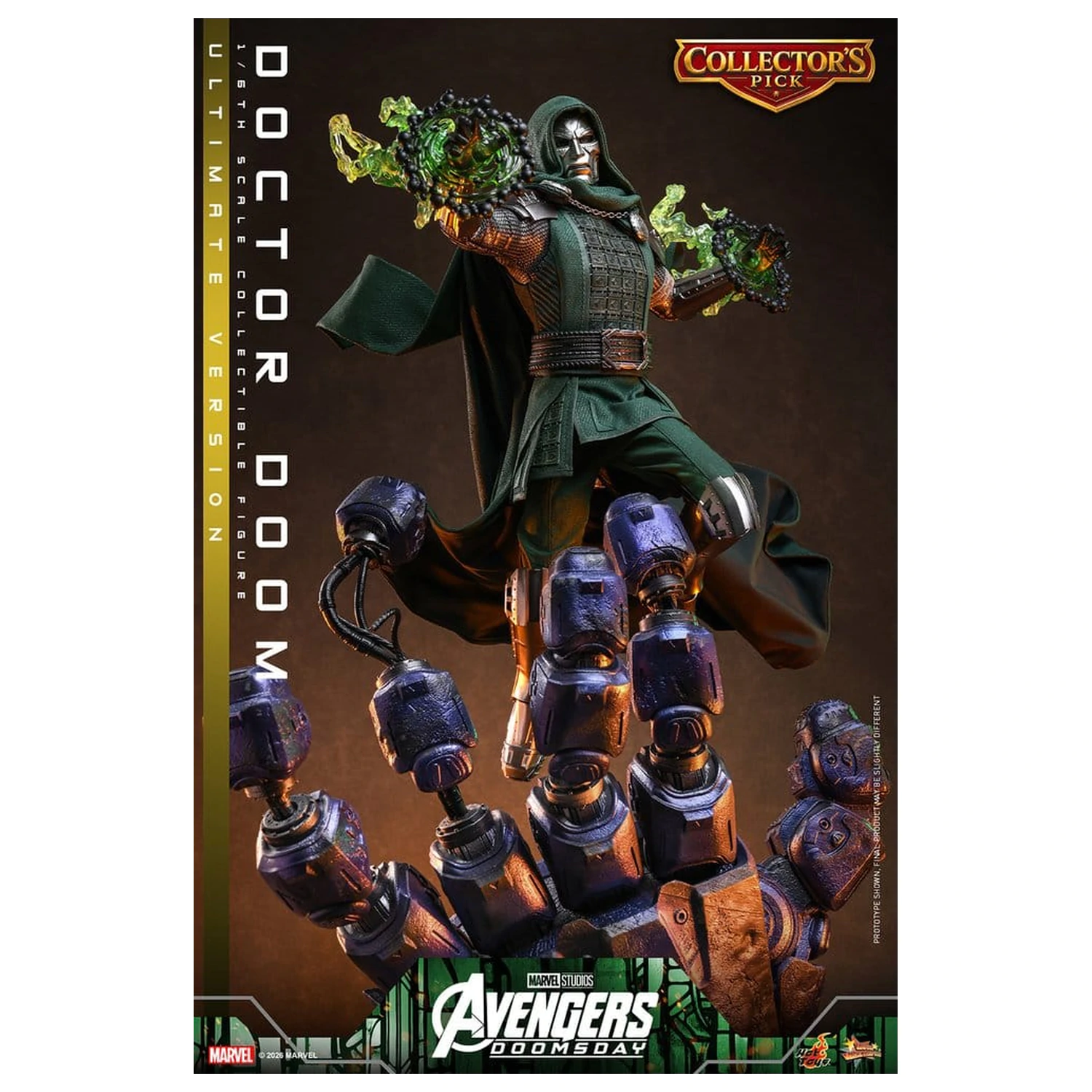 Avengers: Doomsday Movie Masterpiece akcijska figura 1/6 Doctor Doom (Ultimate Version) 31 cm fotografija proizvoda