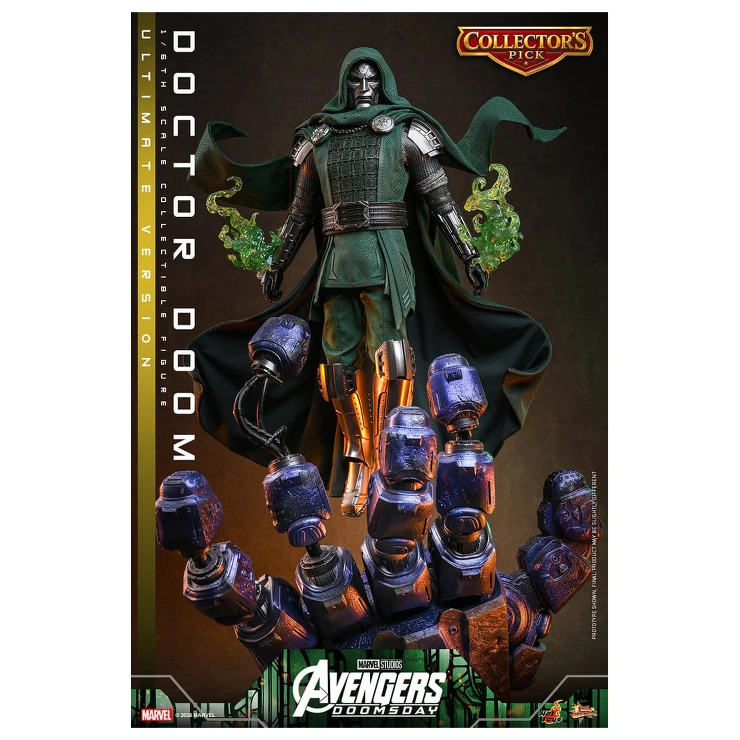 Avengers: Doomsday Movie Masterpiece akcijska figura 1/6 Doctor Doom (Ultimate Version) 31 cm fotografija proizvoda