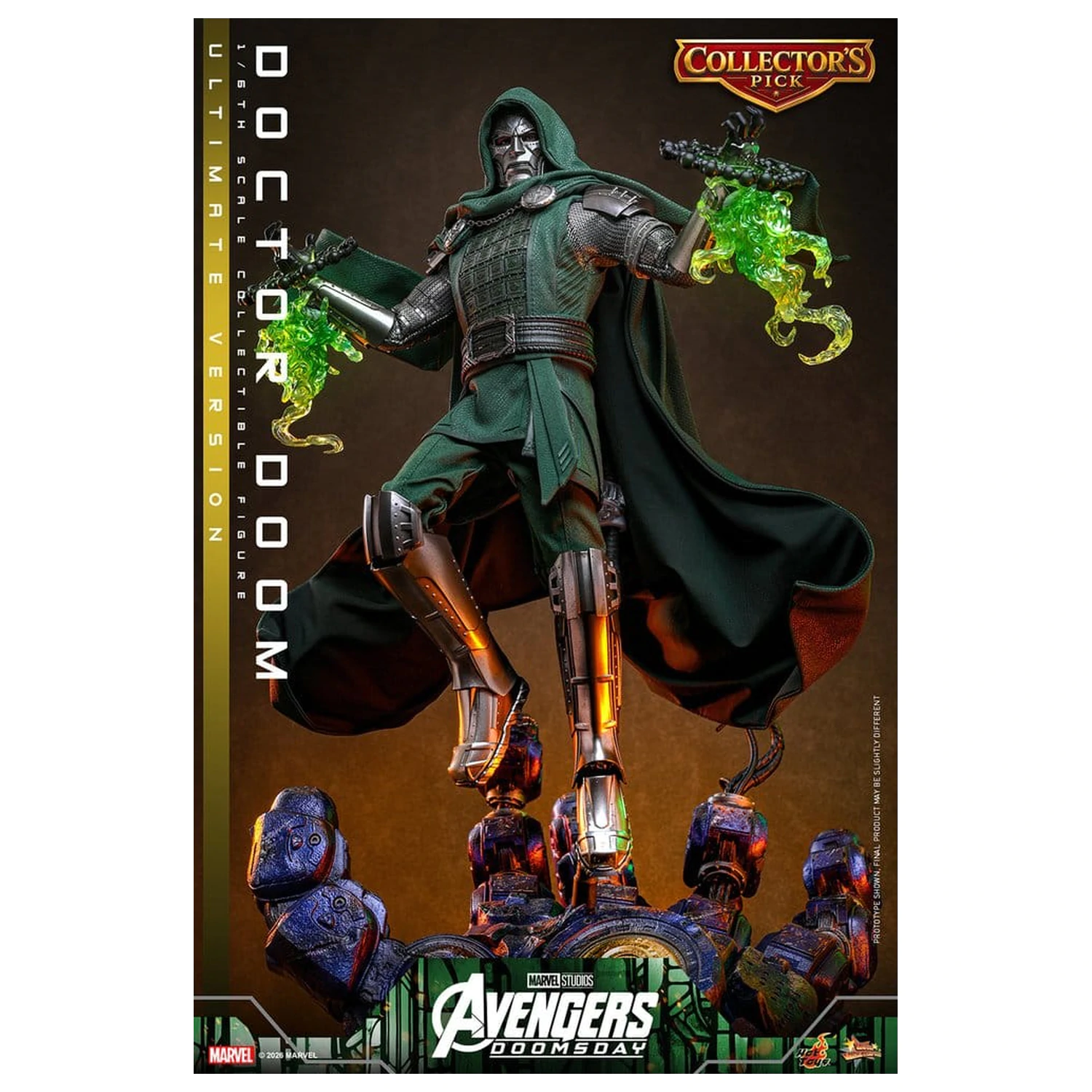 Avengers: Doomsday Movie Masterpiece akcijska figura 1/6 Doctor Doom (Ultimate Version) 31 cm fotografija proizvoda