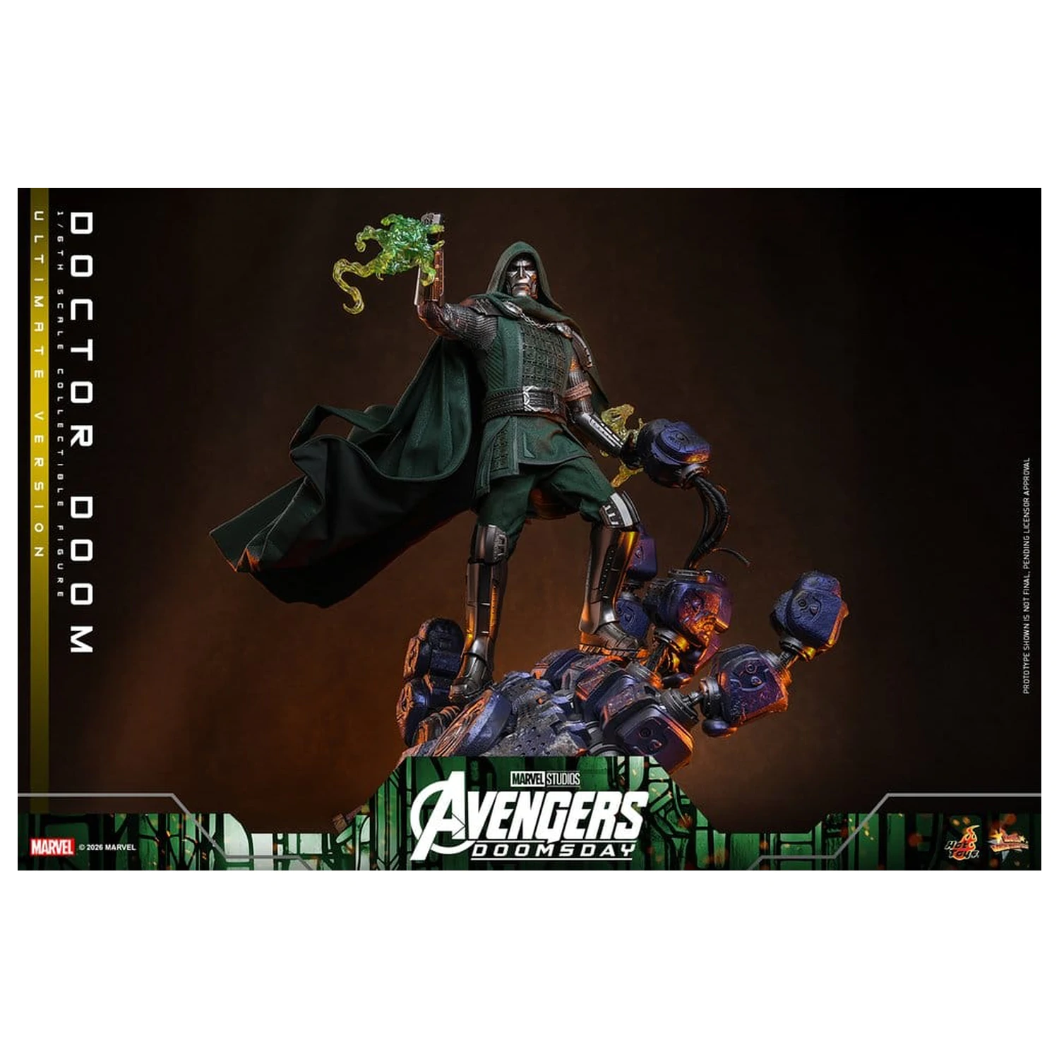 Avengers: Doomsday Movie Masterpiece akcijska figura 1/6 Doctor Doom (Ultimate Version) 31 cm fotografija proizvoda