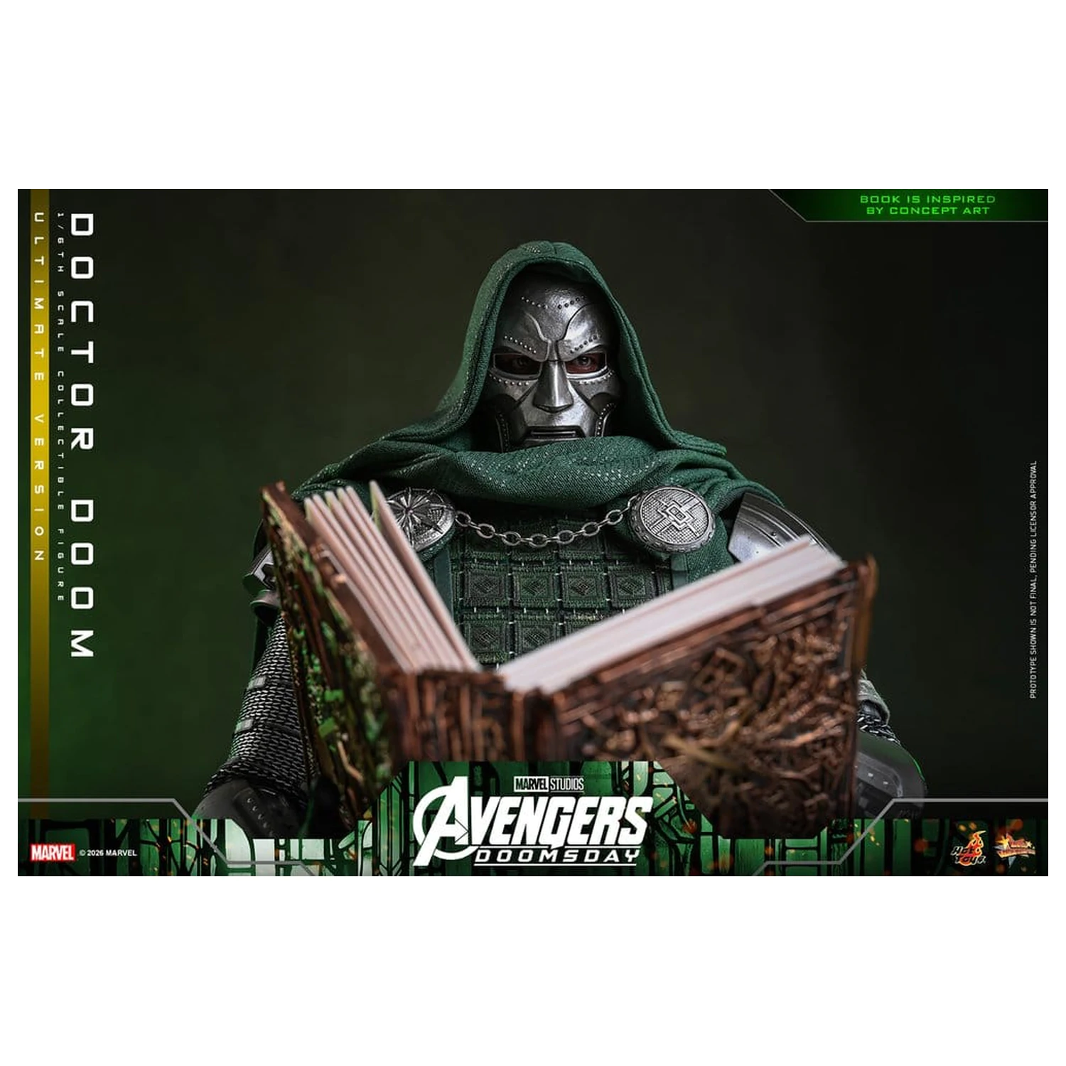 Avengers: Doomsday Movie Masterpiece akcijska figura 1/6 Doctor Doom (Ultimate Version) 31 cm fotografija proizvoda
