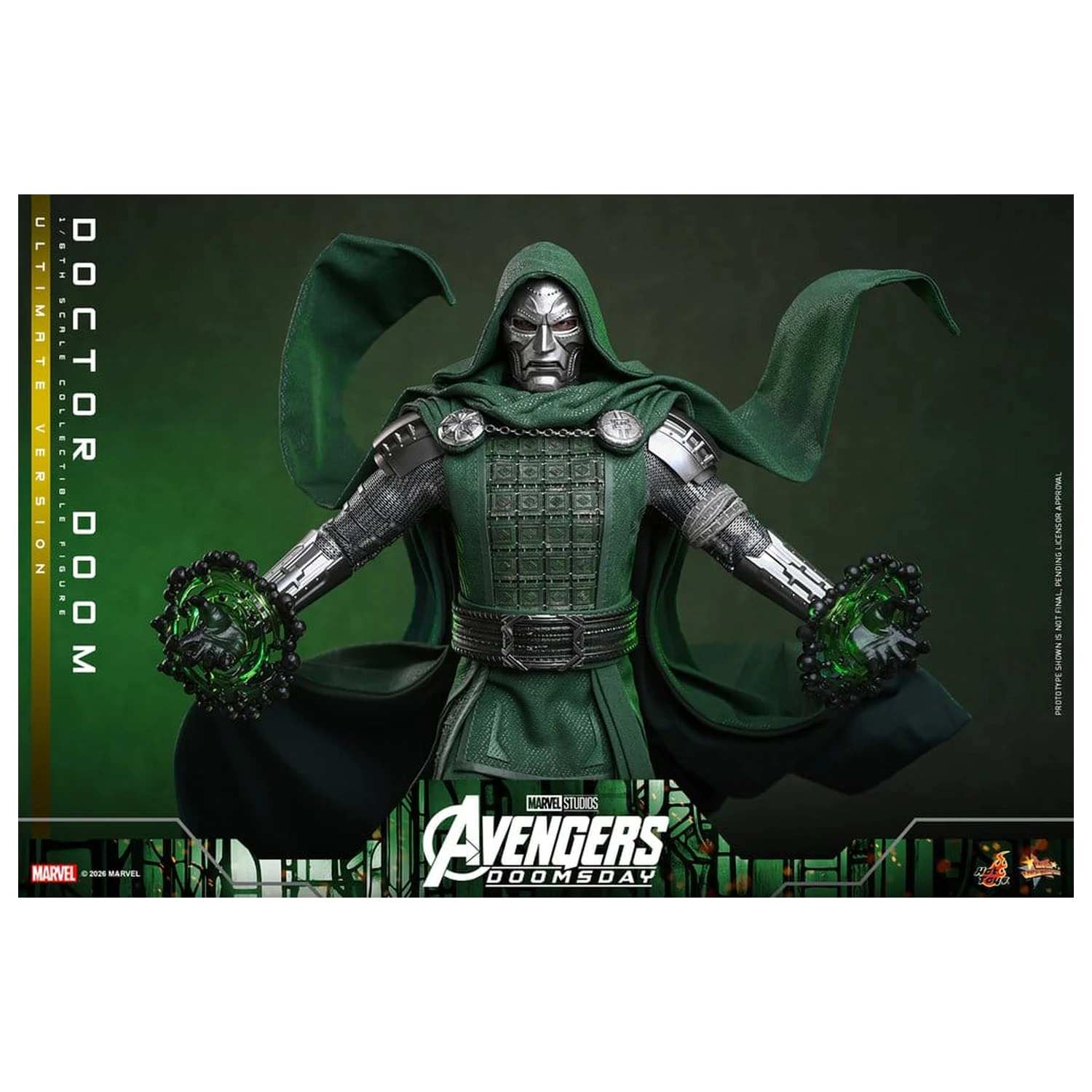 Avengers: Doomsday Movie Masterpiece akcijska figura 1/6 Doctor Doom (Ultimate Version) 31 cm fotografija proizvoda