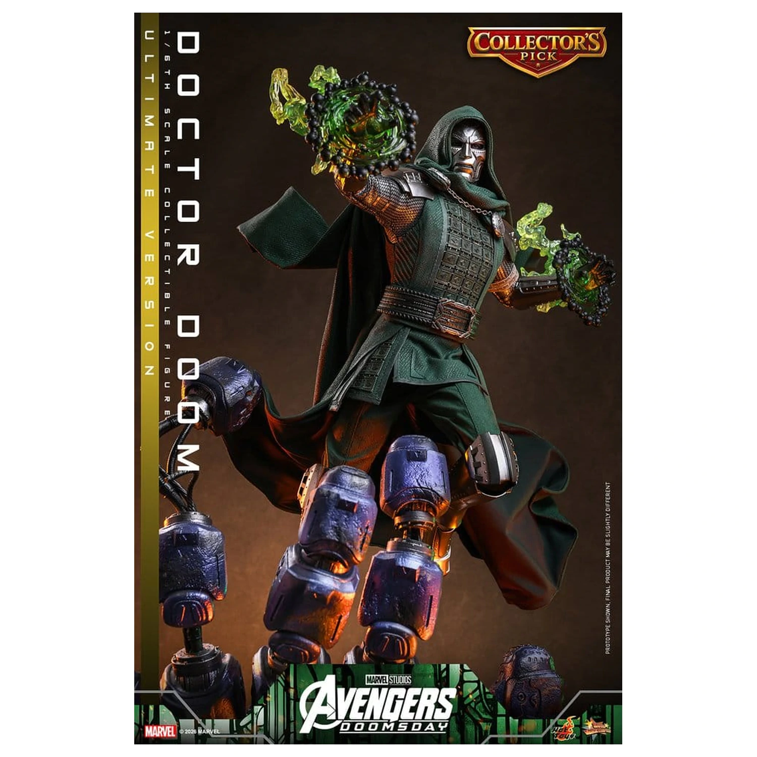 Avengers: Doomsday Movie Masterpiece akcijska figura 1/6 Doctor Doom (Ultimate Version) 31 cm fotografija proizvoda