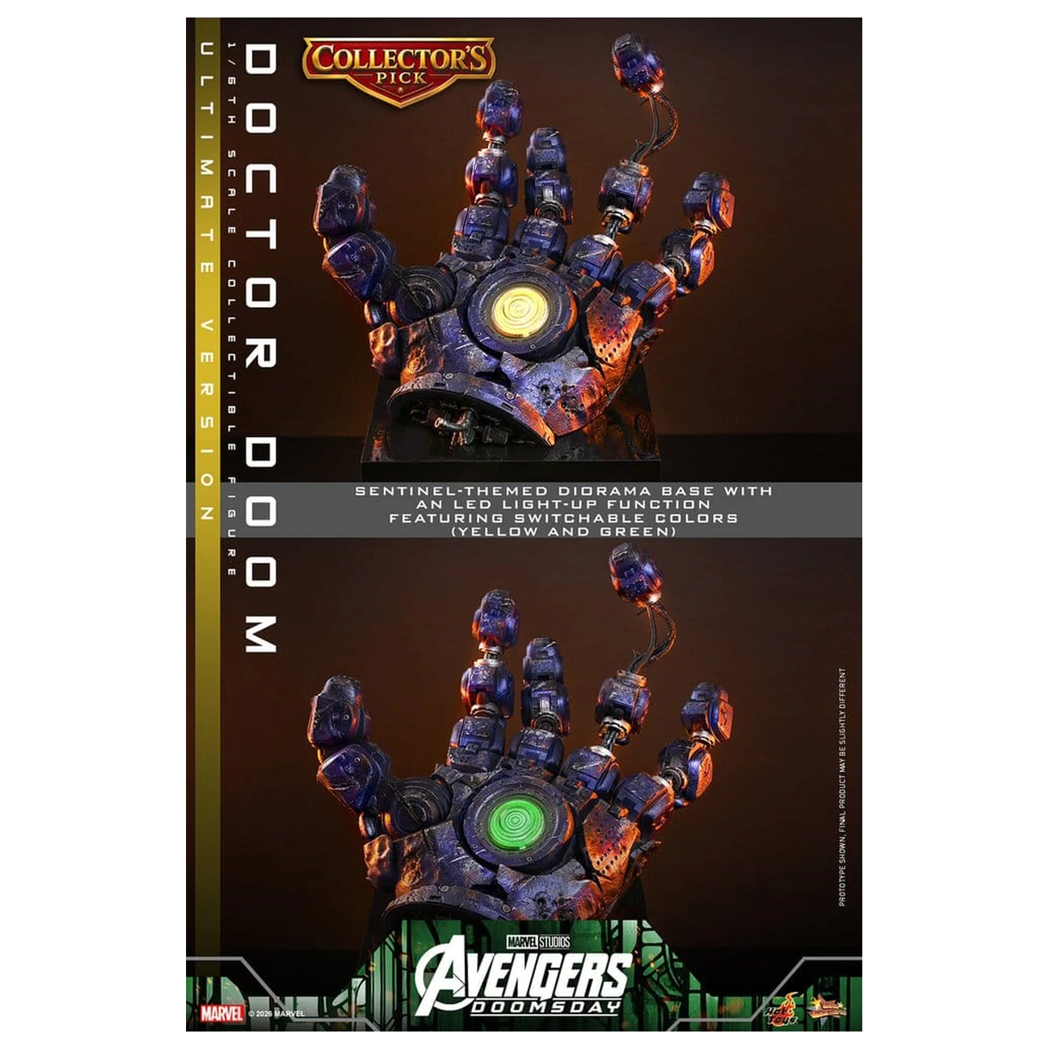 Avengers: Doomsday Movie Masterpiece akcijska figura 1/6 Doctor Doom (Ultimate Version) 31 cm fotografija proizvoda