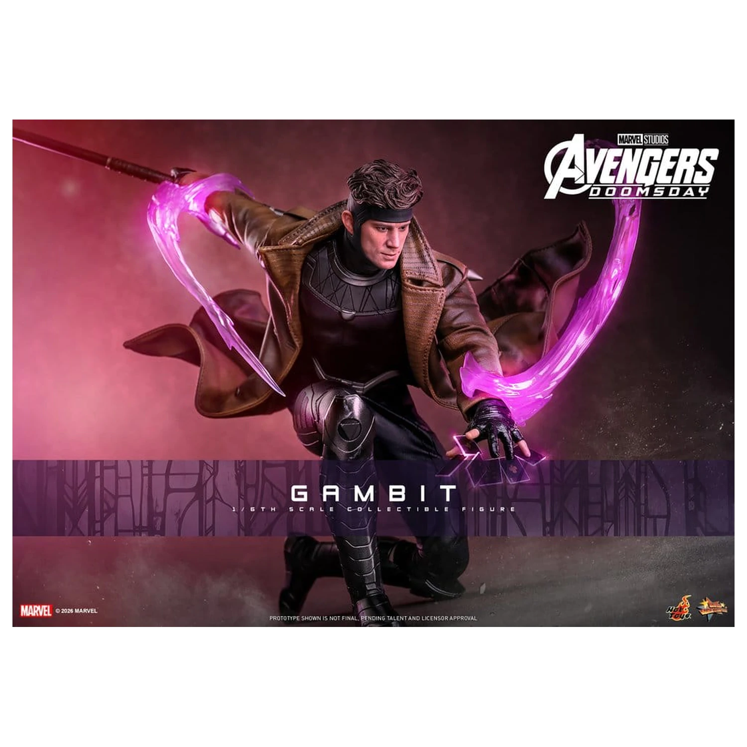 Avengers: Doomsday Movie Masterpiece akcijska figura 1/6 Gambit 31 cm fotografija proizvoda
