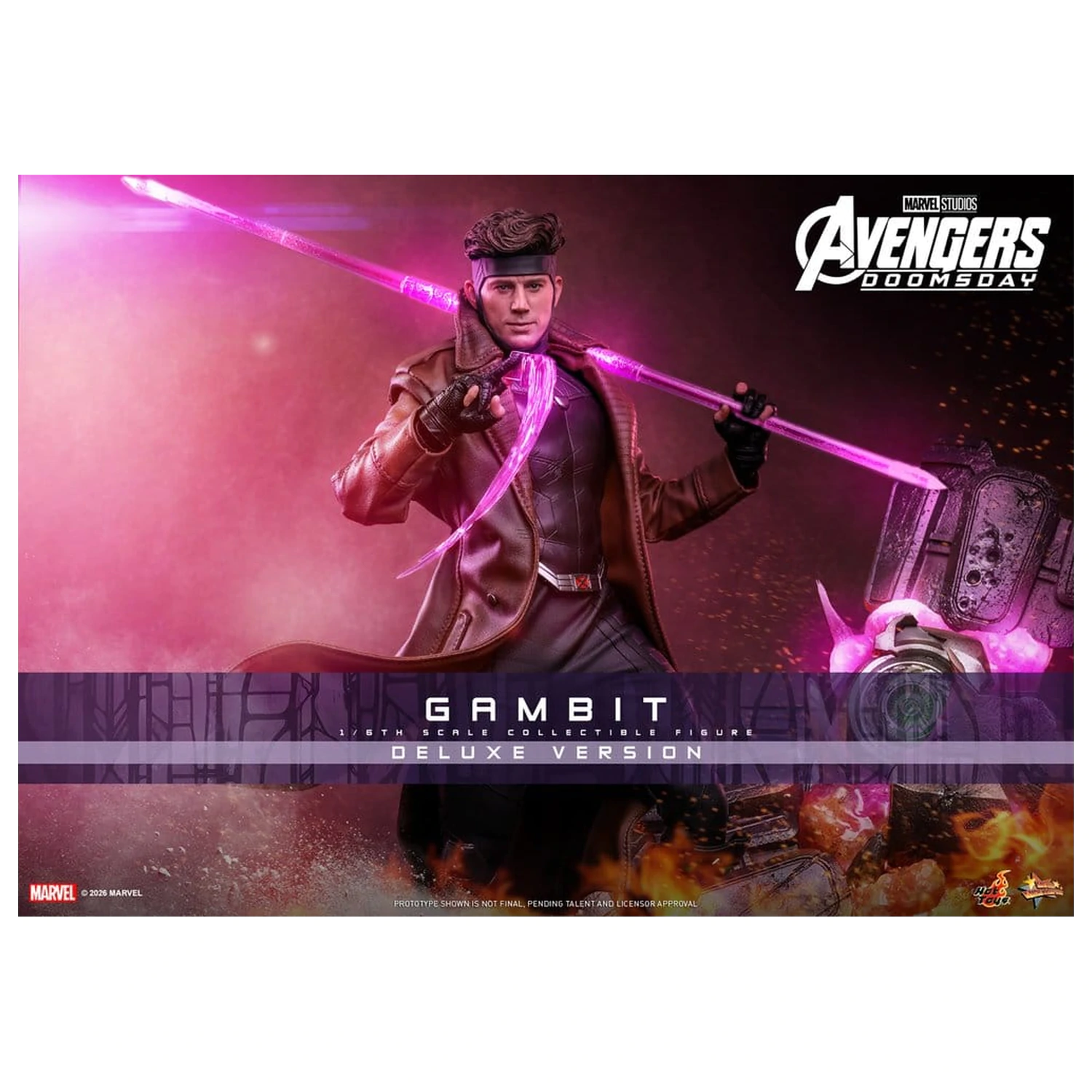 Avengers: Doomsday Movie Masterpiece akcijska figura 1/6 Gambit (Deluxe Version) 31 cm fotografija proizvoda