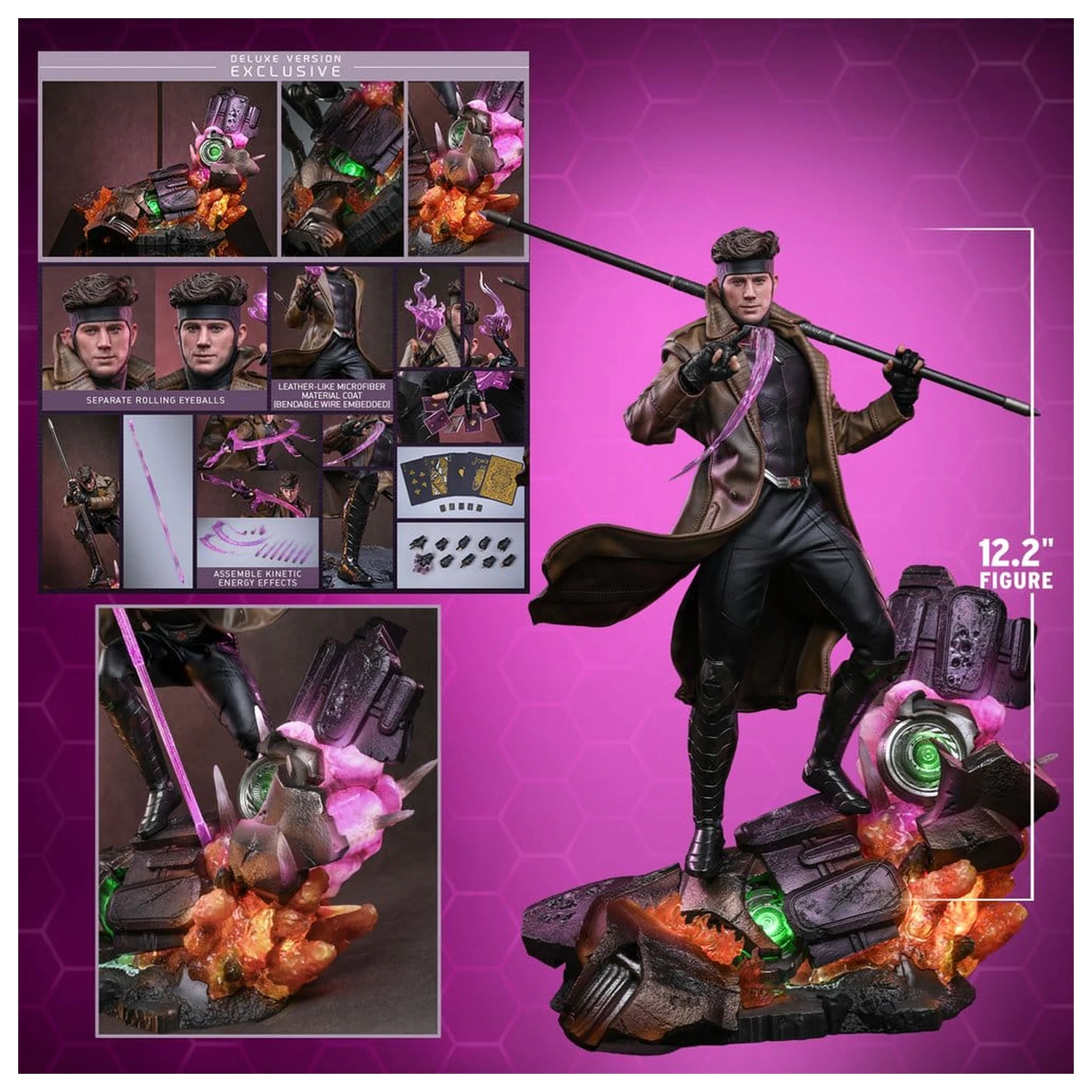 Avengers: Doomsday Movie Masterpiece akcijska figura 1/6 Gambit (Deluxe Version) 31 cm fotografija proizvoda