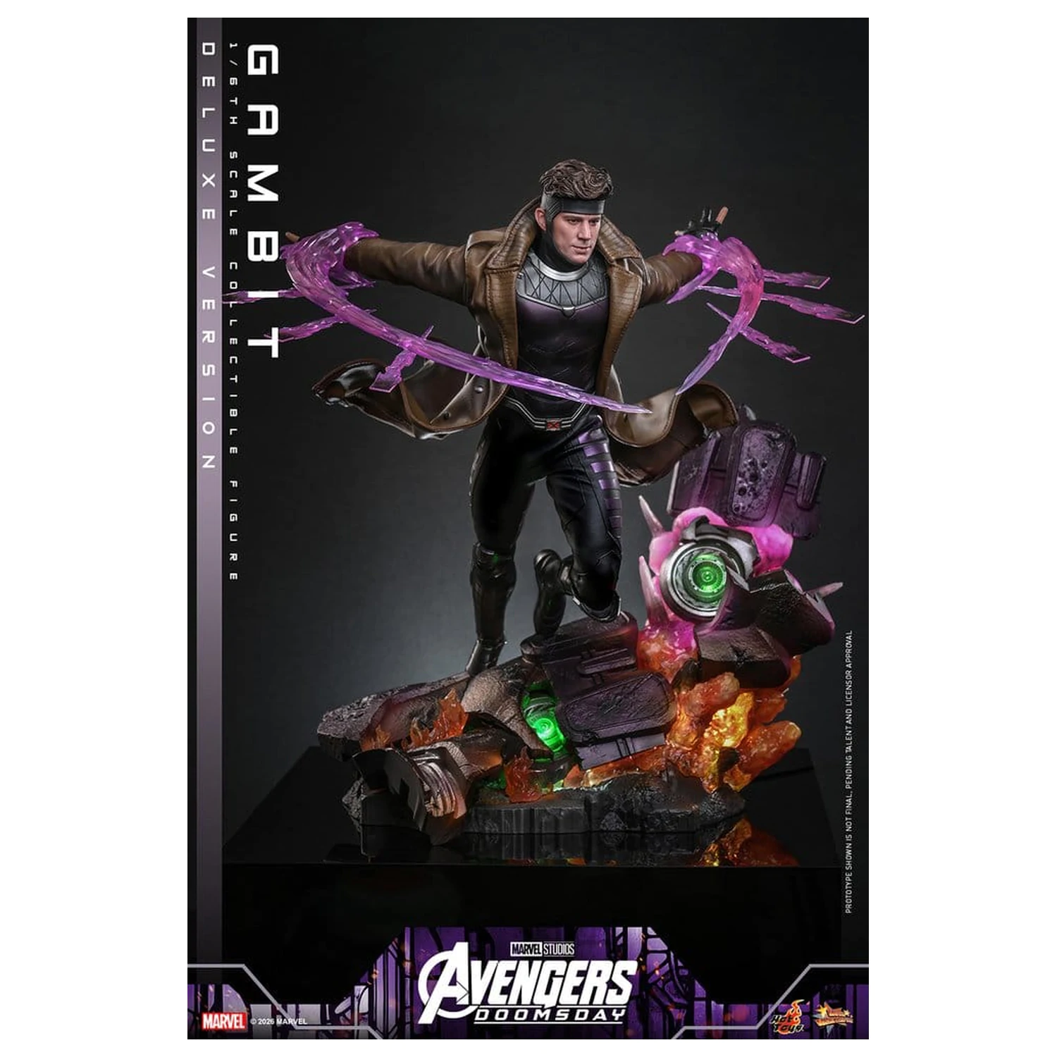 Avengers: Doomsday Movie Masterpiece akcijska figura 1/6 Gambit (Deluxe Version) 31 cm fotografija proizvoda