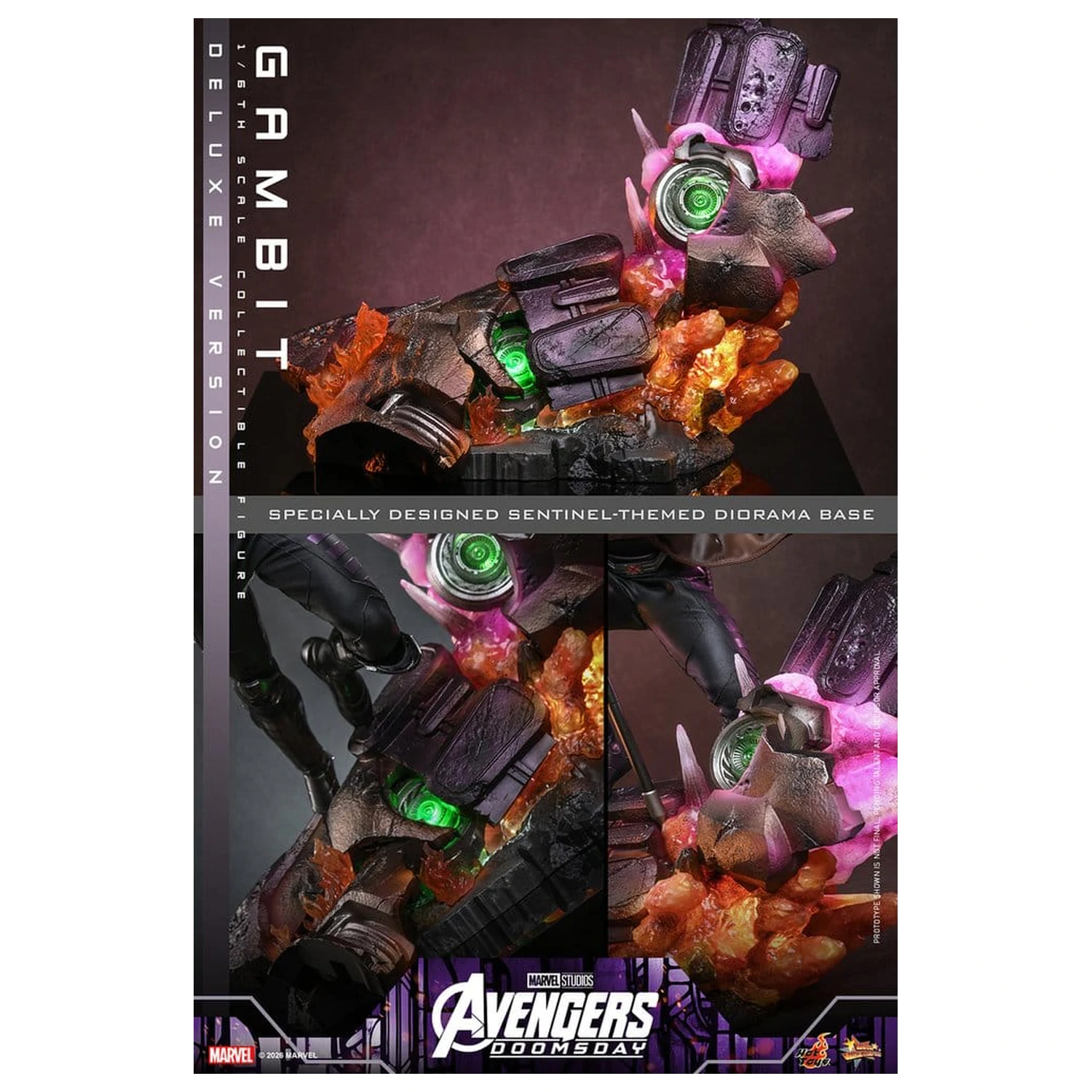 Avengers: Doomsday Movie Masterpiece akcijska figura 1/6 Gambit (Deluxe Version) 31 cm fotografija proizvoda